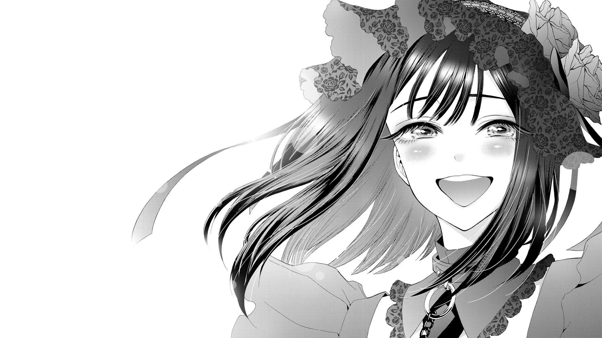 Manga Anime Anime Girls Monochrome Sono Bisque Doll Wa Koi Wo Suru Cosplay Smile Blush Kitagawa Mari 1920x1080
