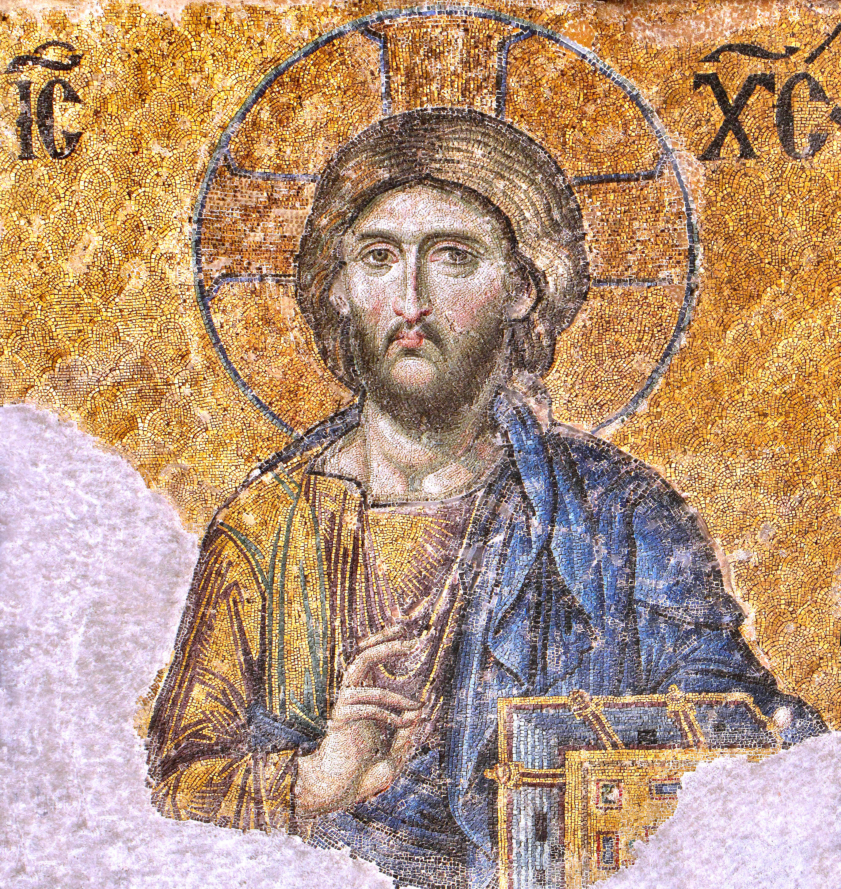 Christianity Medieval Art Byzantine Mosaic Jesus Christ Classical Art 2744x2900