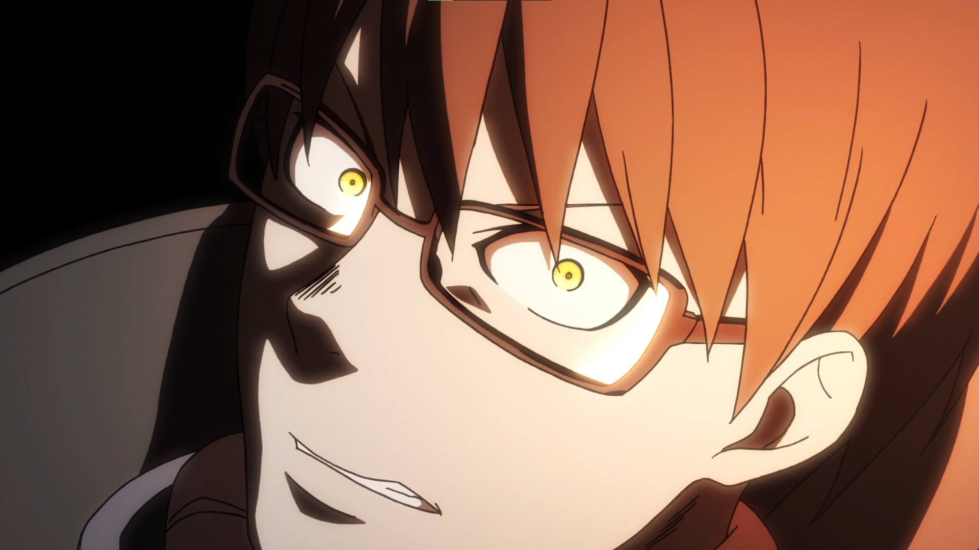 Enen No Shouboutai Takehisa Hinawa Anime Anime Boys Glasses Anime Screenshot Looking At Viewer 1920x1080