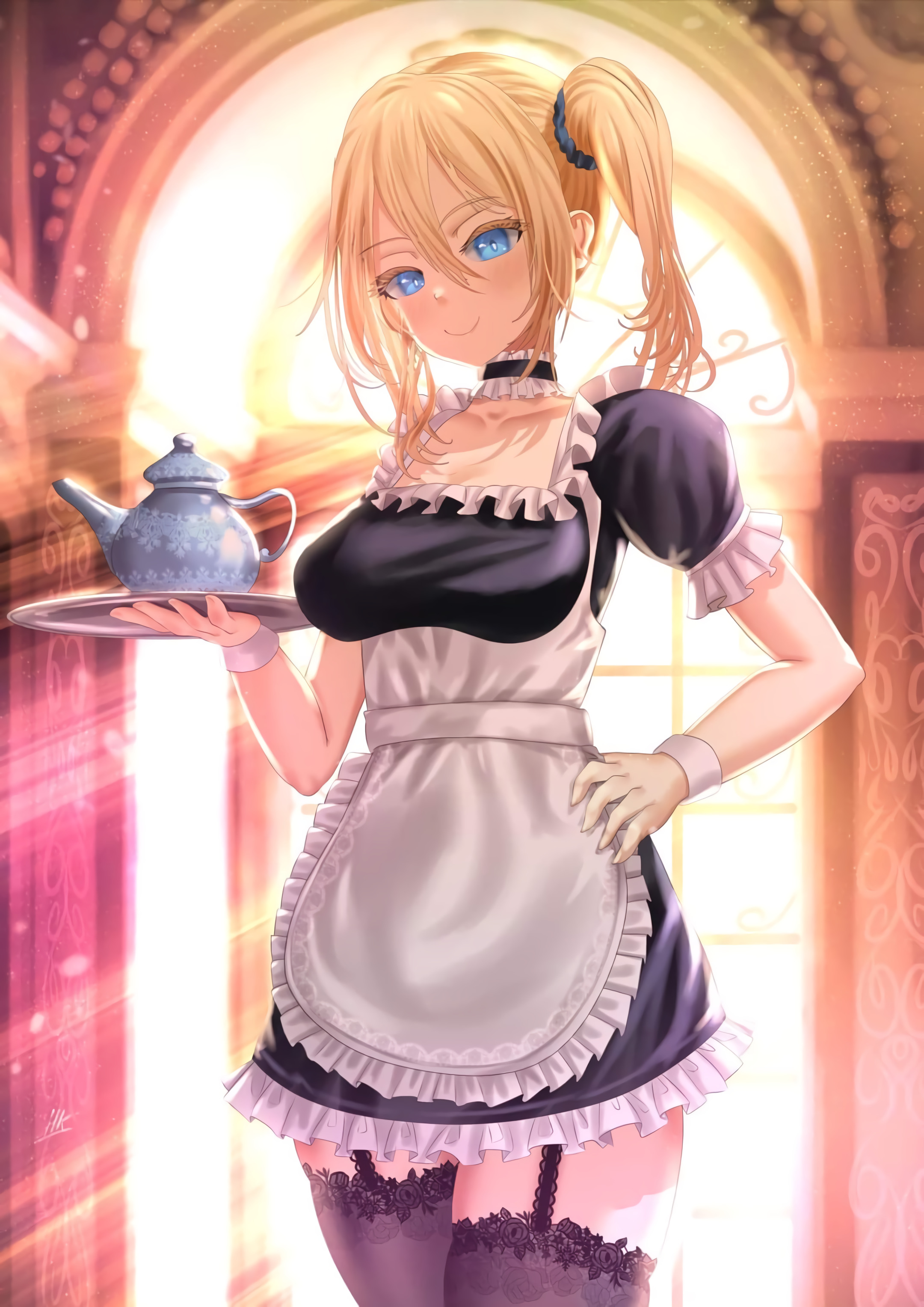 Anime Anime Girls Kaguya Sama Love Is War Hayasaka Ai Maid Maid Outfit Blonde Blue Eyes 6531