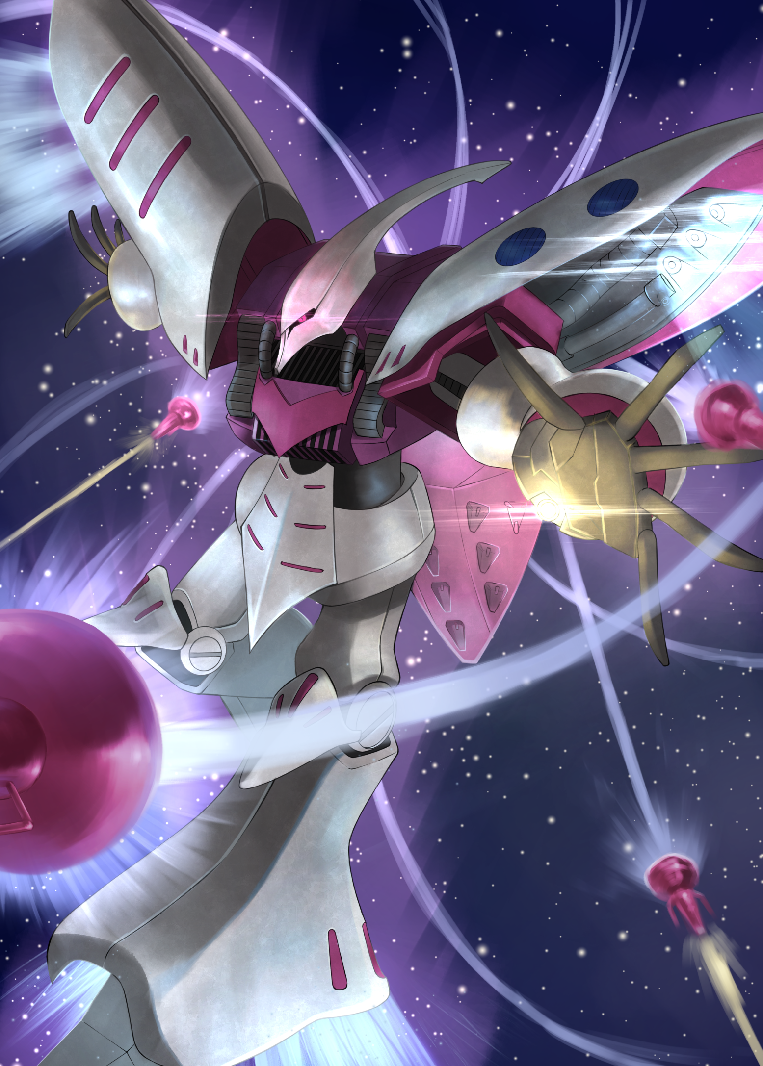 Qubeley Mobile Suit Gundam ZZ Mobile Suit Zeta Gundam Anime Mechs Mobile Suit Super Robot Wars Artwo 1555x2174