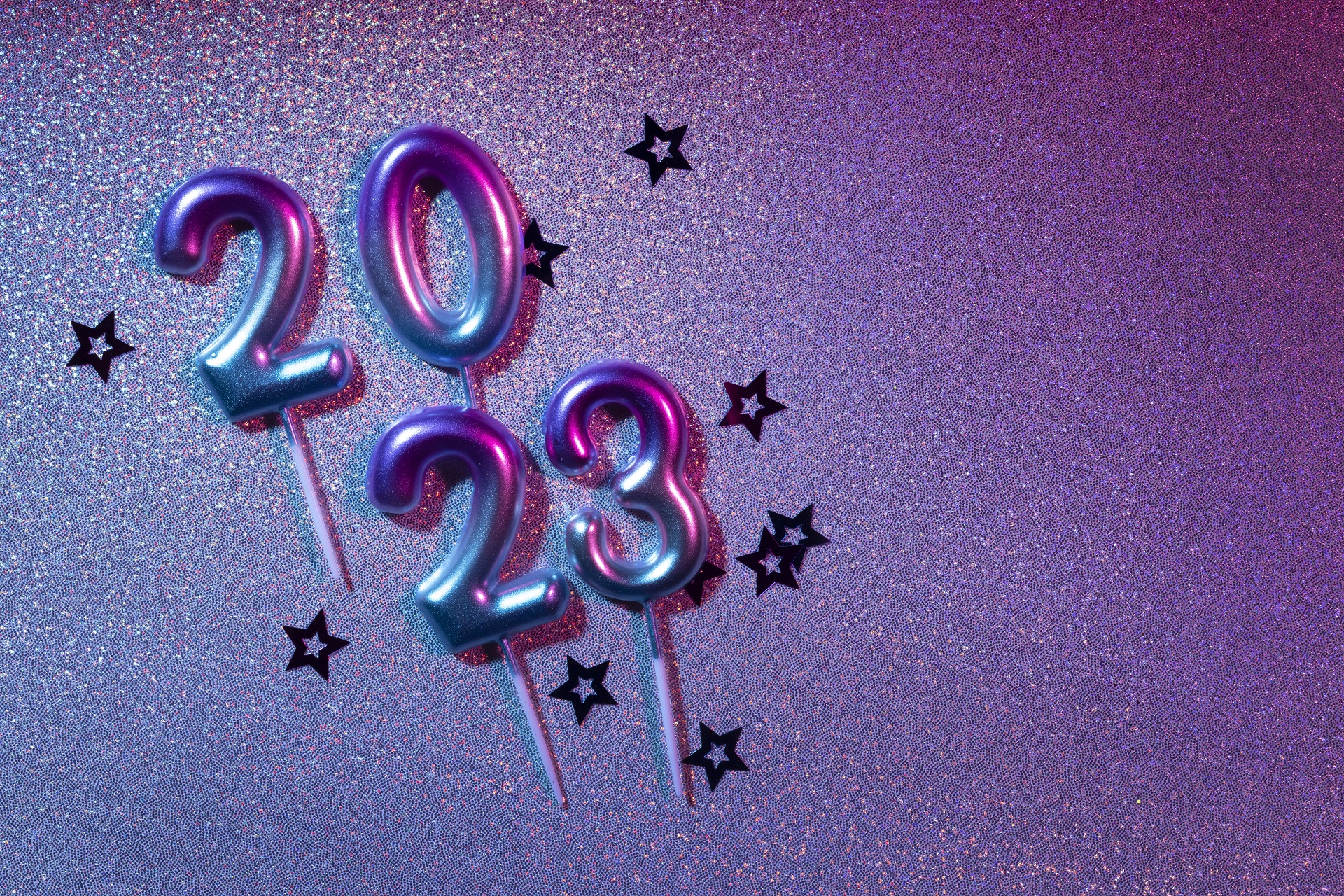 2023 Year New Year Balloon Minimalism Simple Background 1920x1280