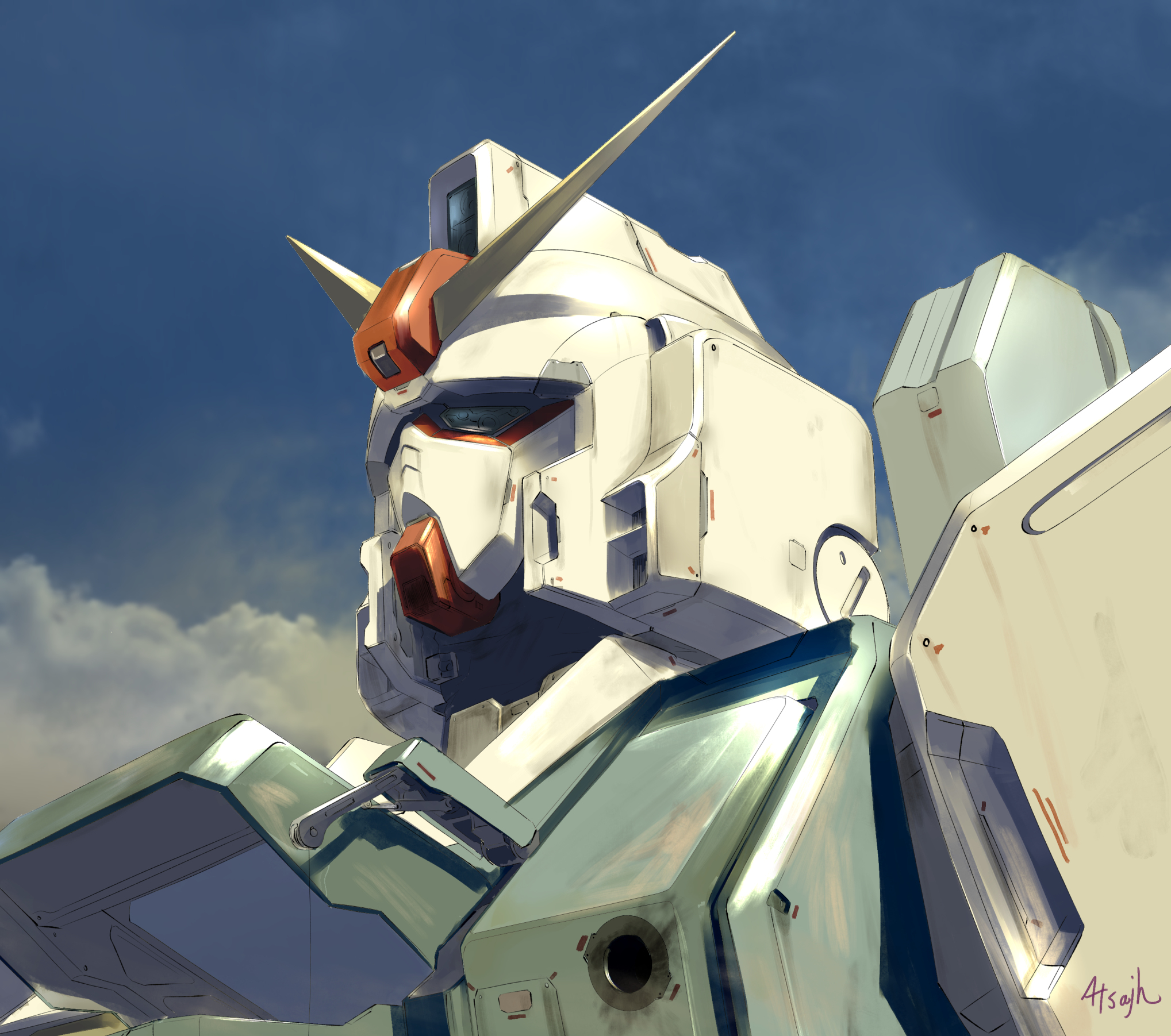 Gundam Ground Type Mobile Suit Gundam The 08th MS Team Anime Mechs Super Robot Taisen Gundam Artwork 2037x1803