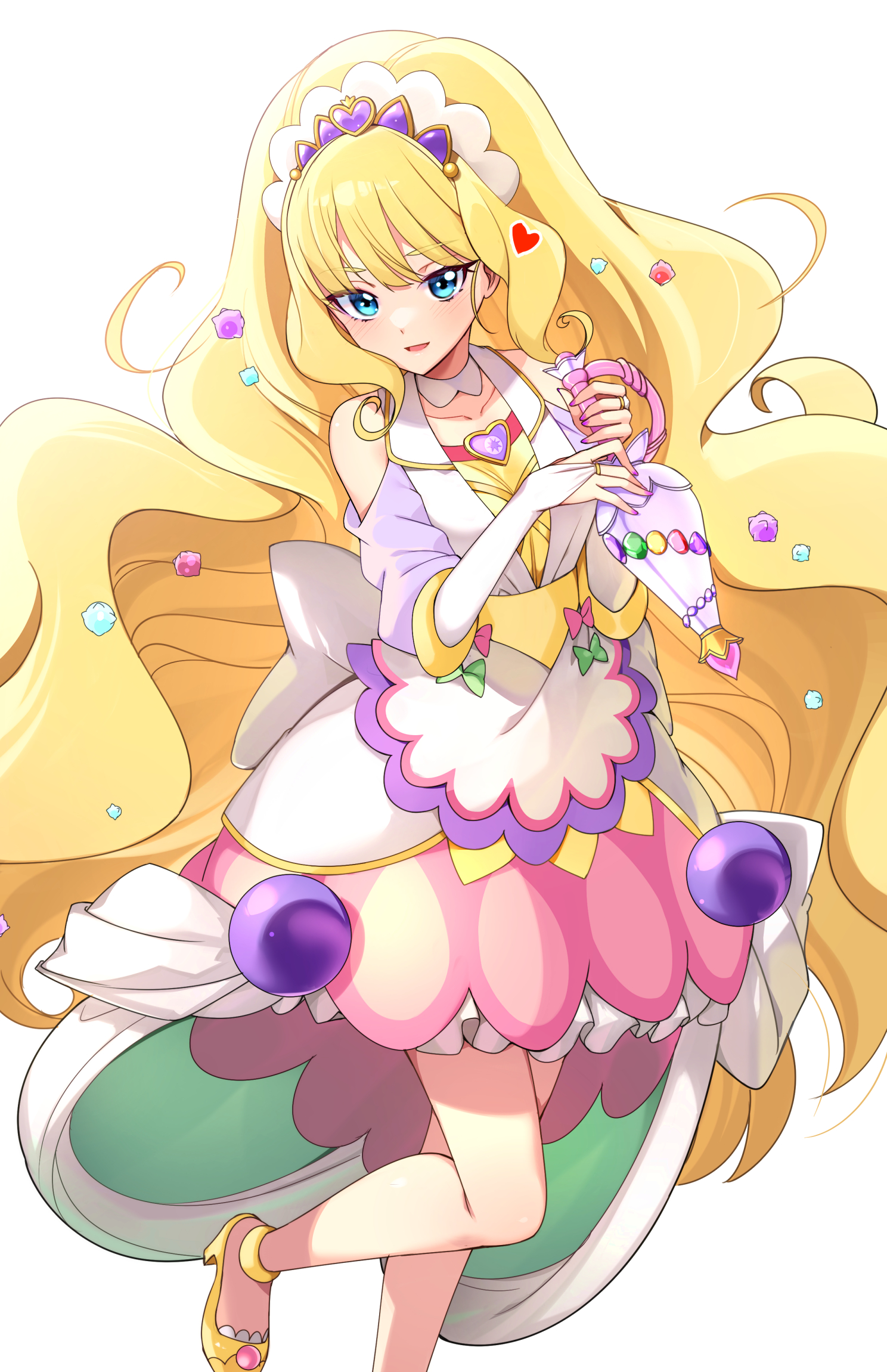 Anime Anime Girls Pretty Cure Delicious Party Pretty Cure Cure Finale Kasai Amane Long Hair Blonde M 1488x2301