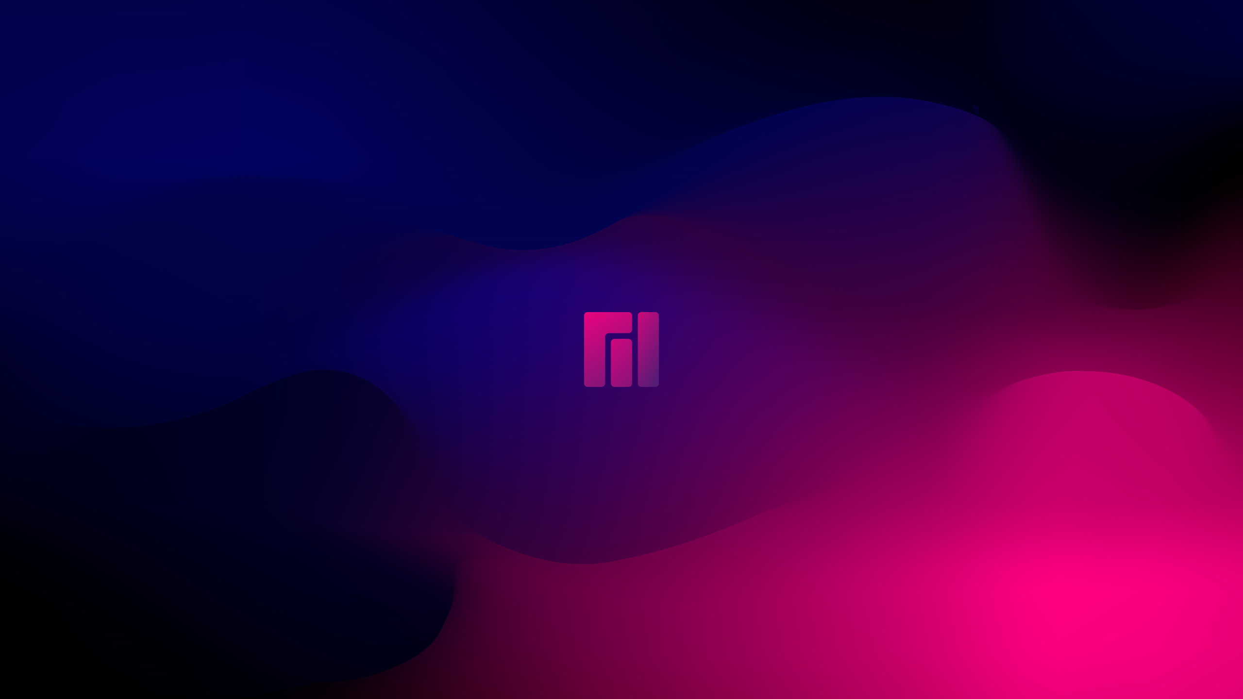 Manjaro Linux Operating System Abstract Gradient Minimalism Simple Background Logo 2560x1440