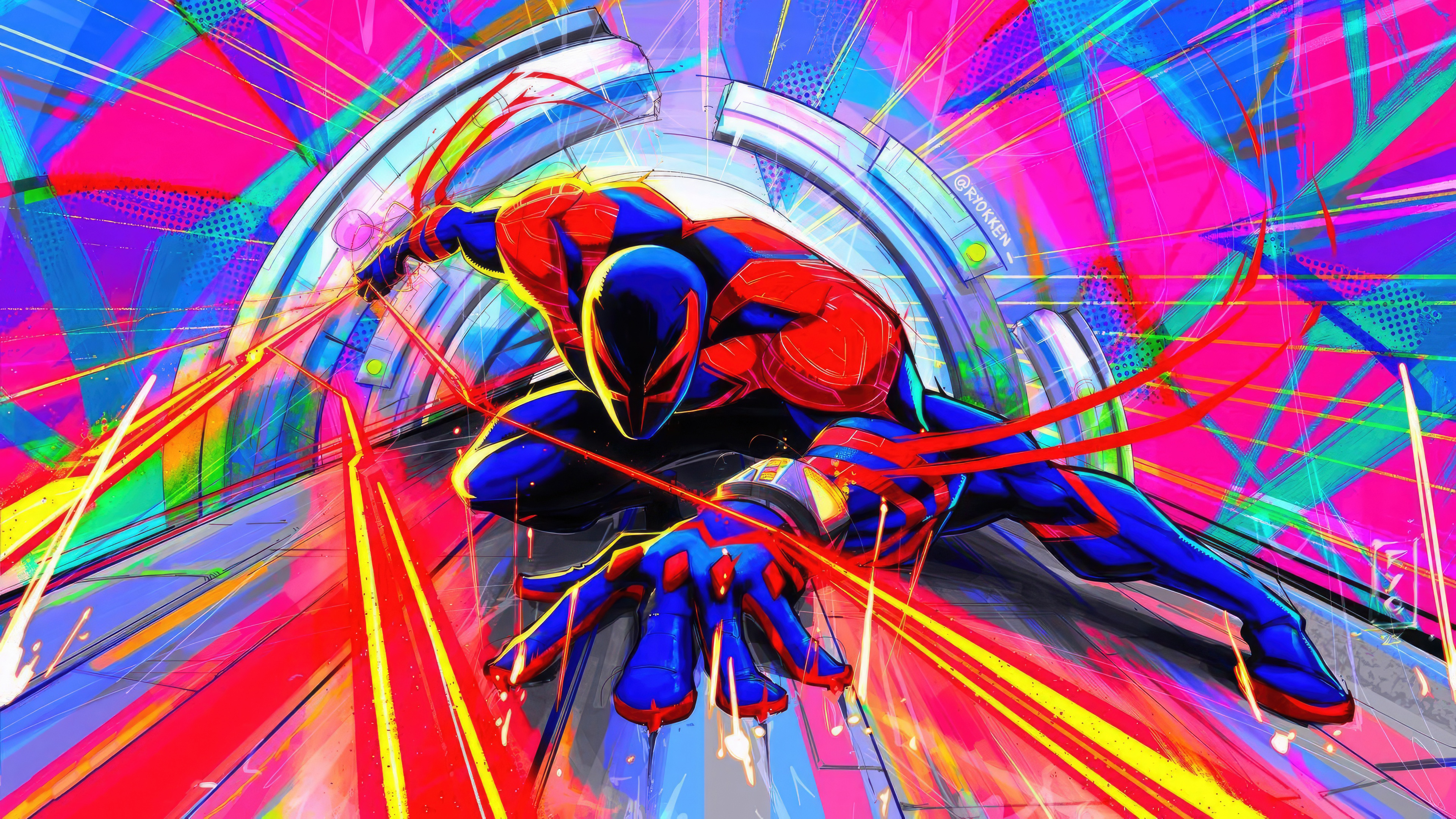 Into The Spiderverse Miles Morales Marvel Comics Spider Man Spiderman Miles Morales Spiderverse Supe 3840x2160
