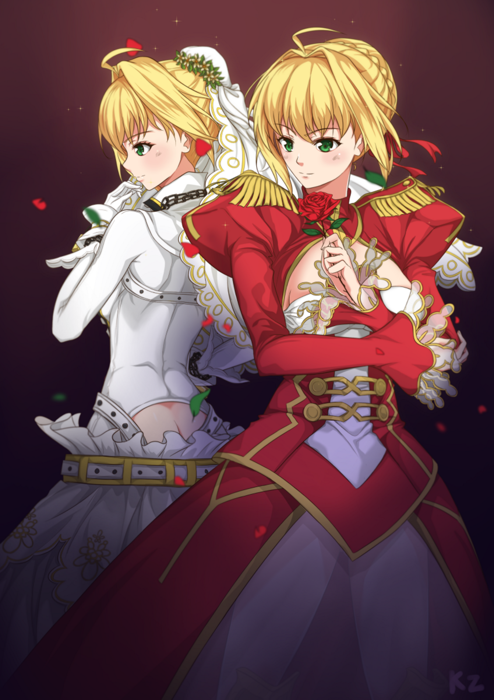 Anime Anime Girls Fate Series Fate Grand Order Fate Extra Fate Extra CCC Nero Claudius Saber Bride L 1696x2400