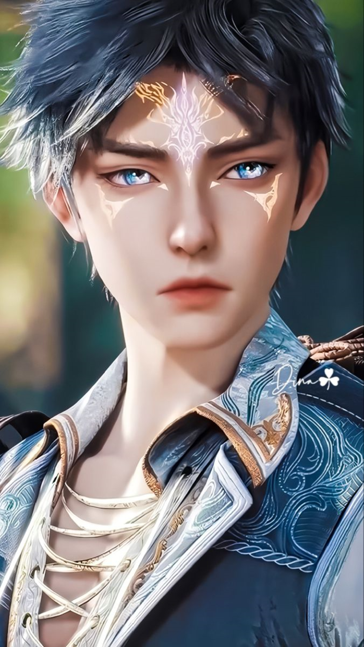 Soul Land Huo Yuhao Portrait Display Chinese Anime Looking Away Face 1440x2560