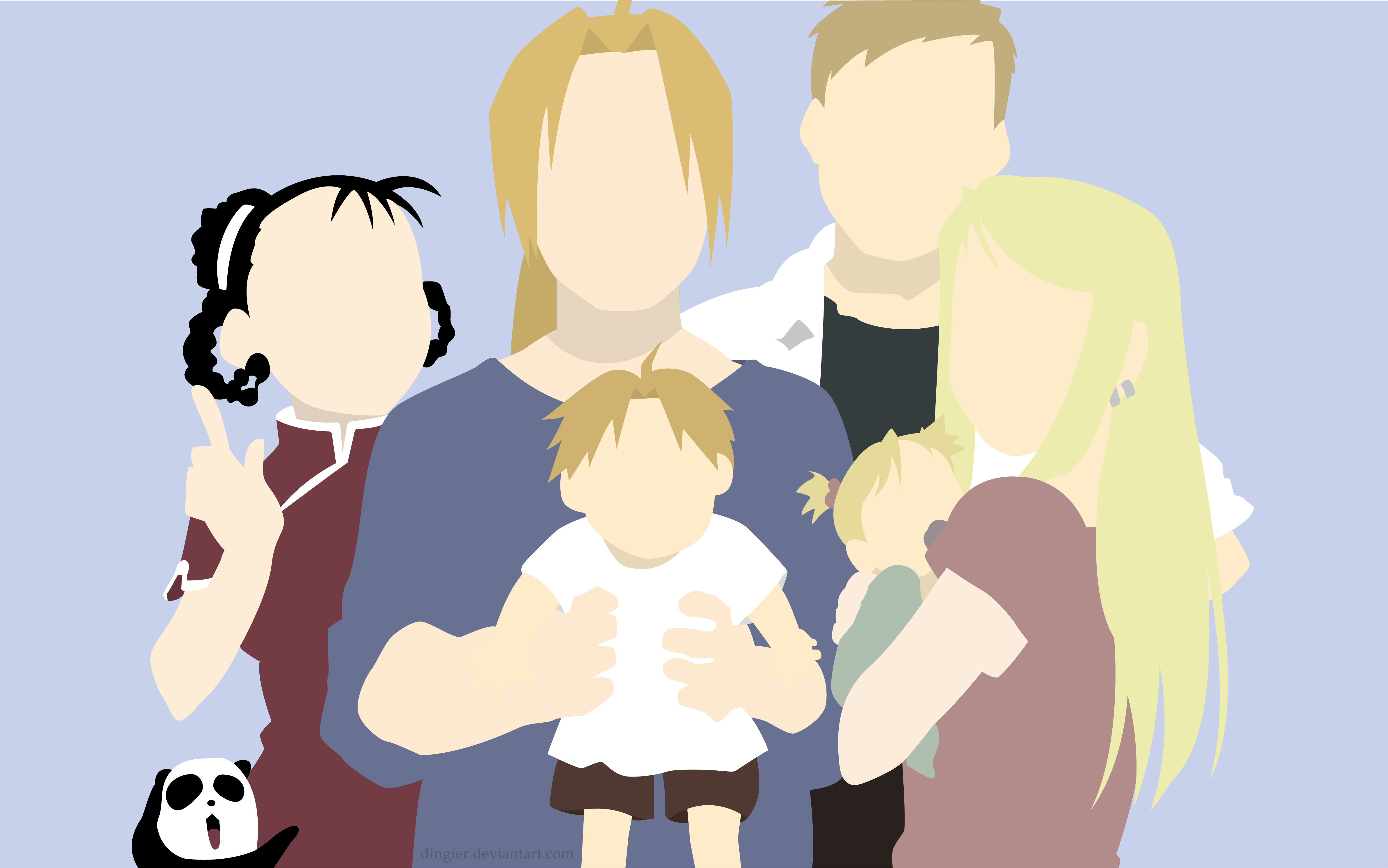 Edward Elric Alphonse Elric Winry Rockbell May Chang Xiao Mei Fullmetal Alchemist Shao May 4763x2979