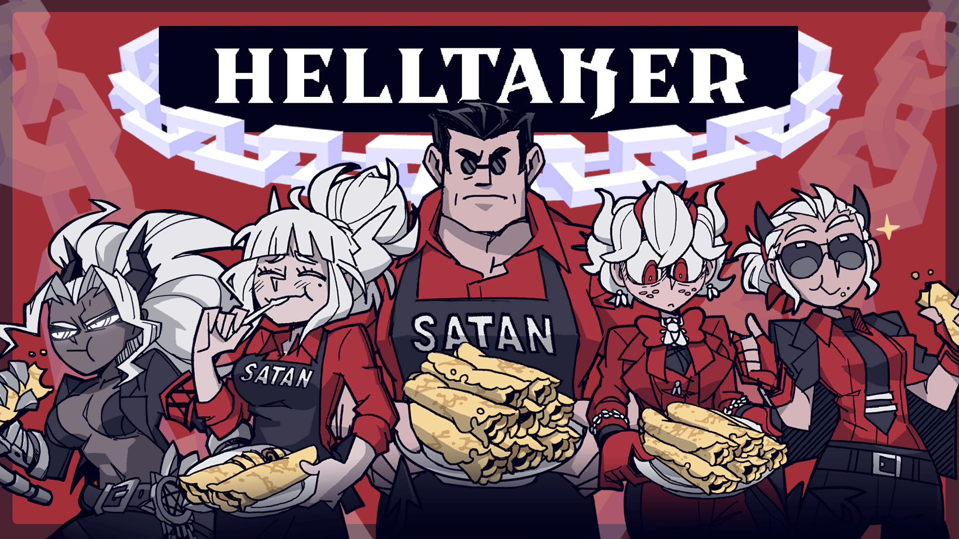 Helltaker Lucifer Helltaker Video Game Characters Crepes 1920x1080