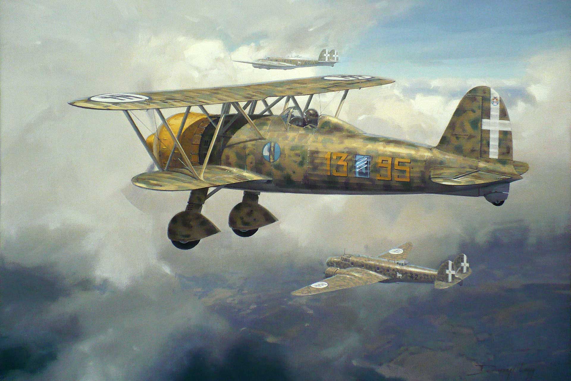 World War Ii War Aircraft Airplane Military Military Aircraft Biplane Italy Italian Air Force Italia 1920x1280