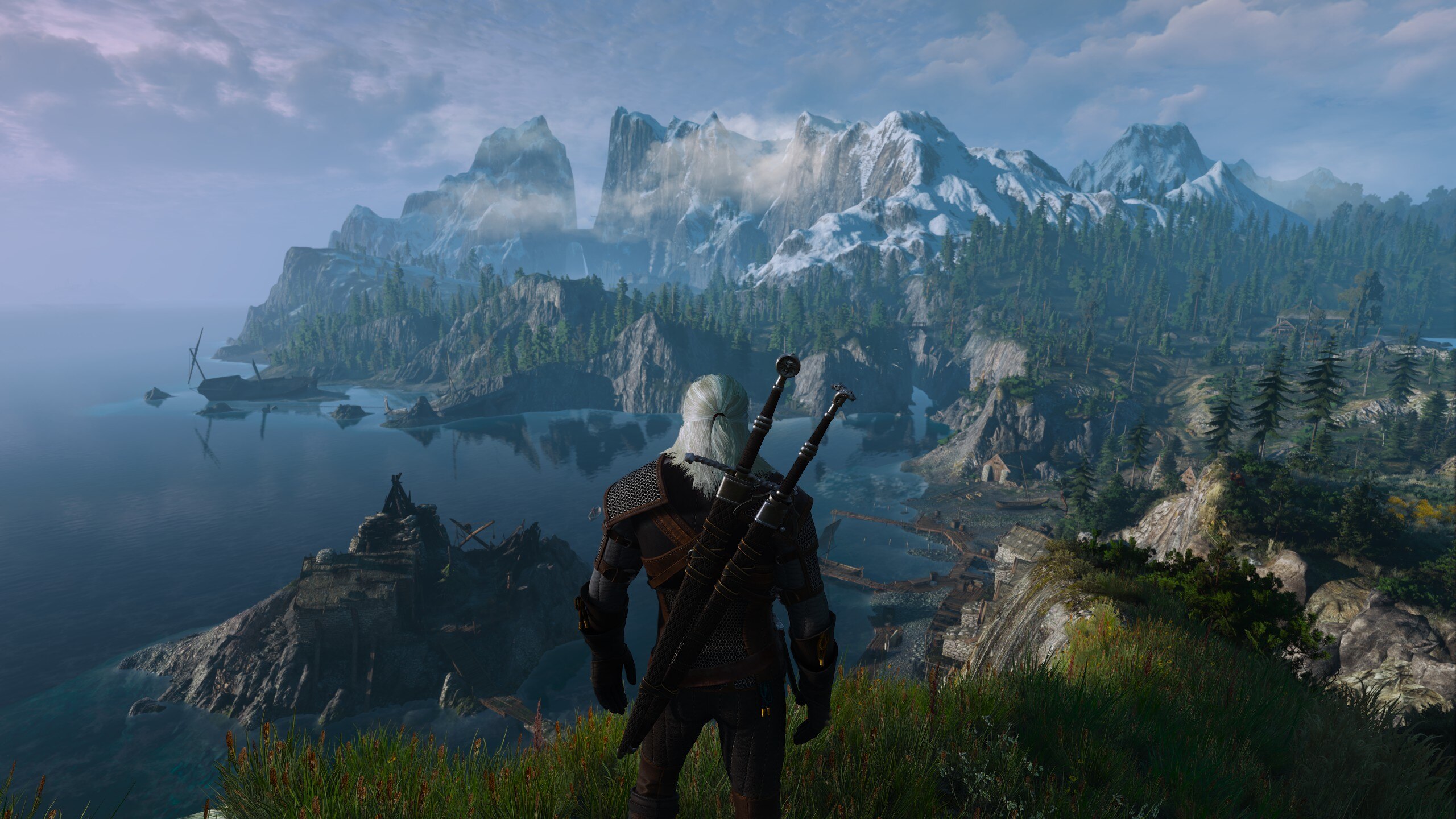 Geralt Of Rivia The Witcher The Witcher 3 Wild Hunt 2560x1440