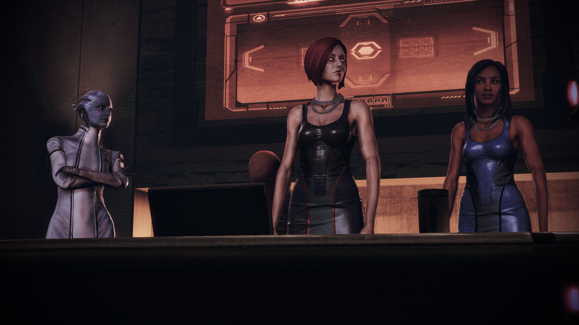 Mass Effect Legendary Edition Commander Shepard CGi Video Games Women Screen Shot Uniform Video Game 1920x1080