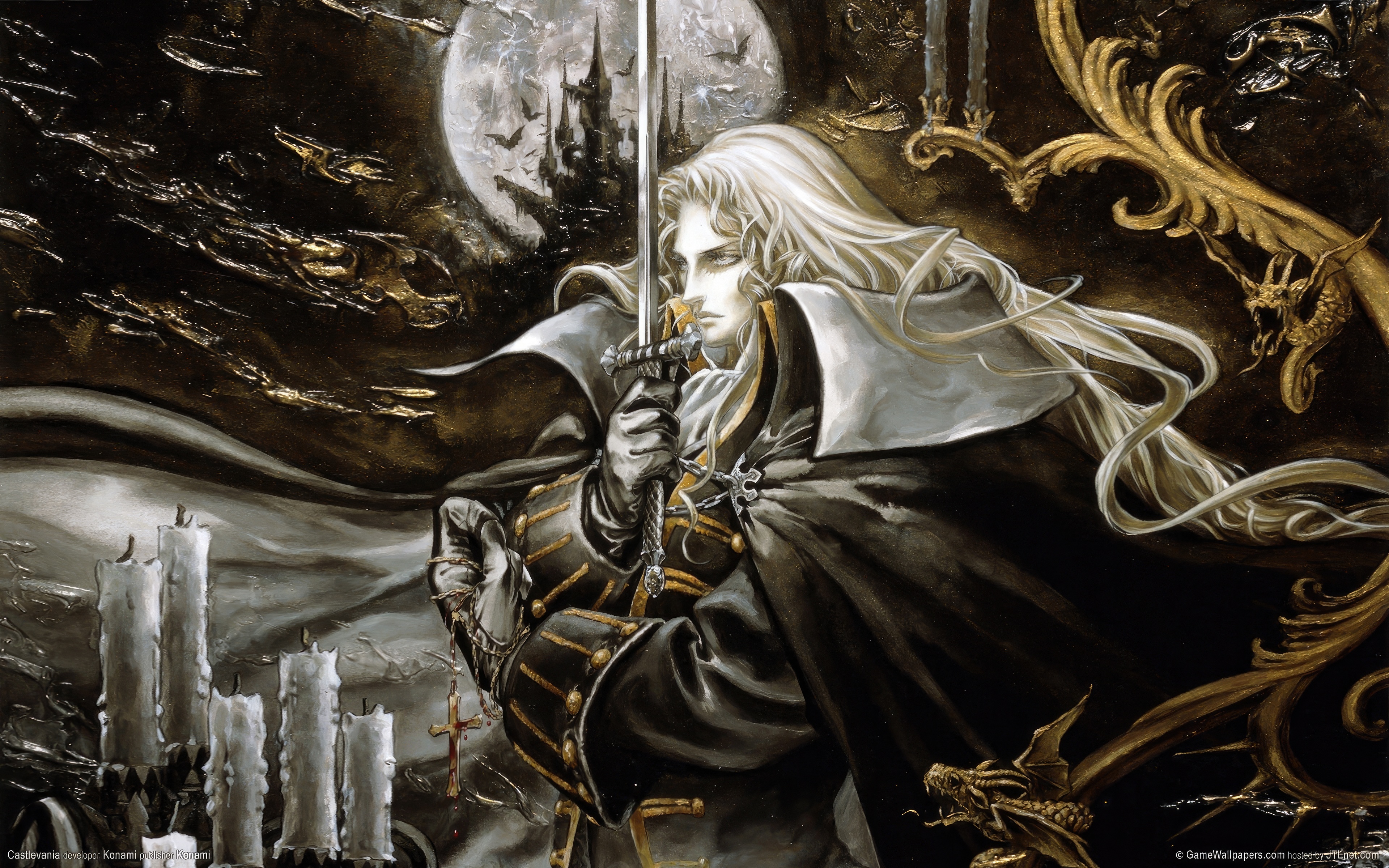 Video Games Video Game Art Digital Art Castlevania Alucard Castlevania Symphony Of The Night Sword C 3840x2400