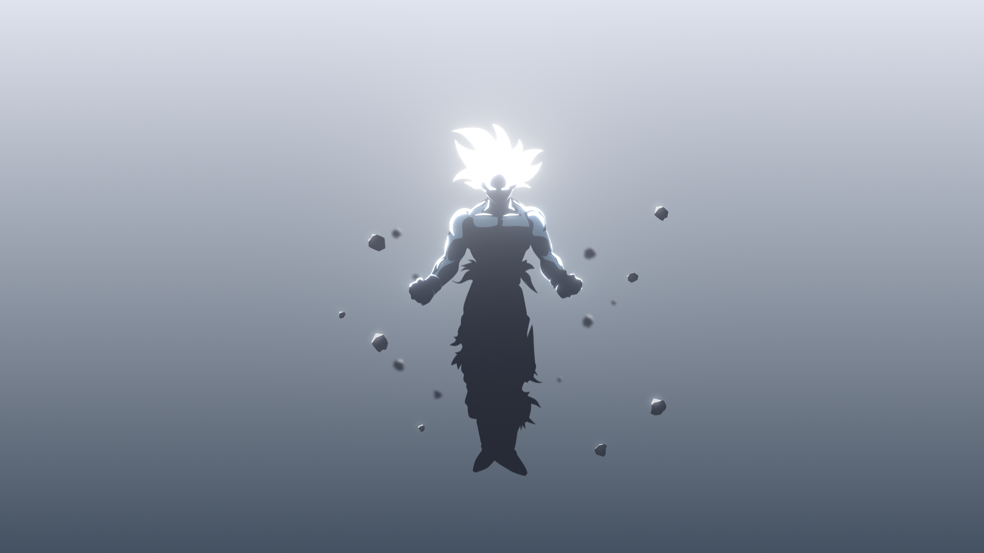 Dragon Ball Anime Games Son Goku Goku Black Simple Background Ultra Instinct Goku 1920x1080