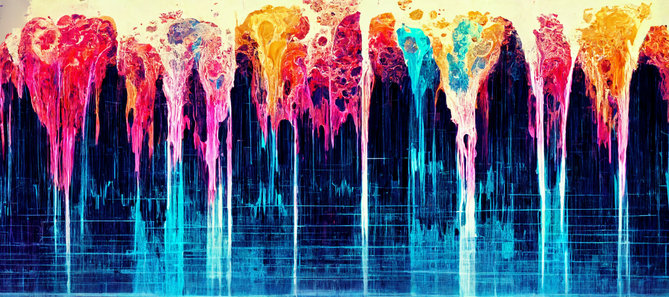 Abstract Ai Art Colorful 2304x1024