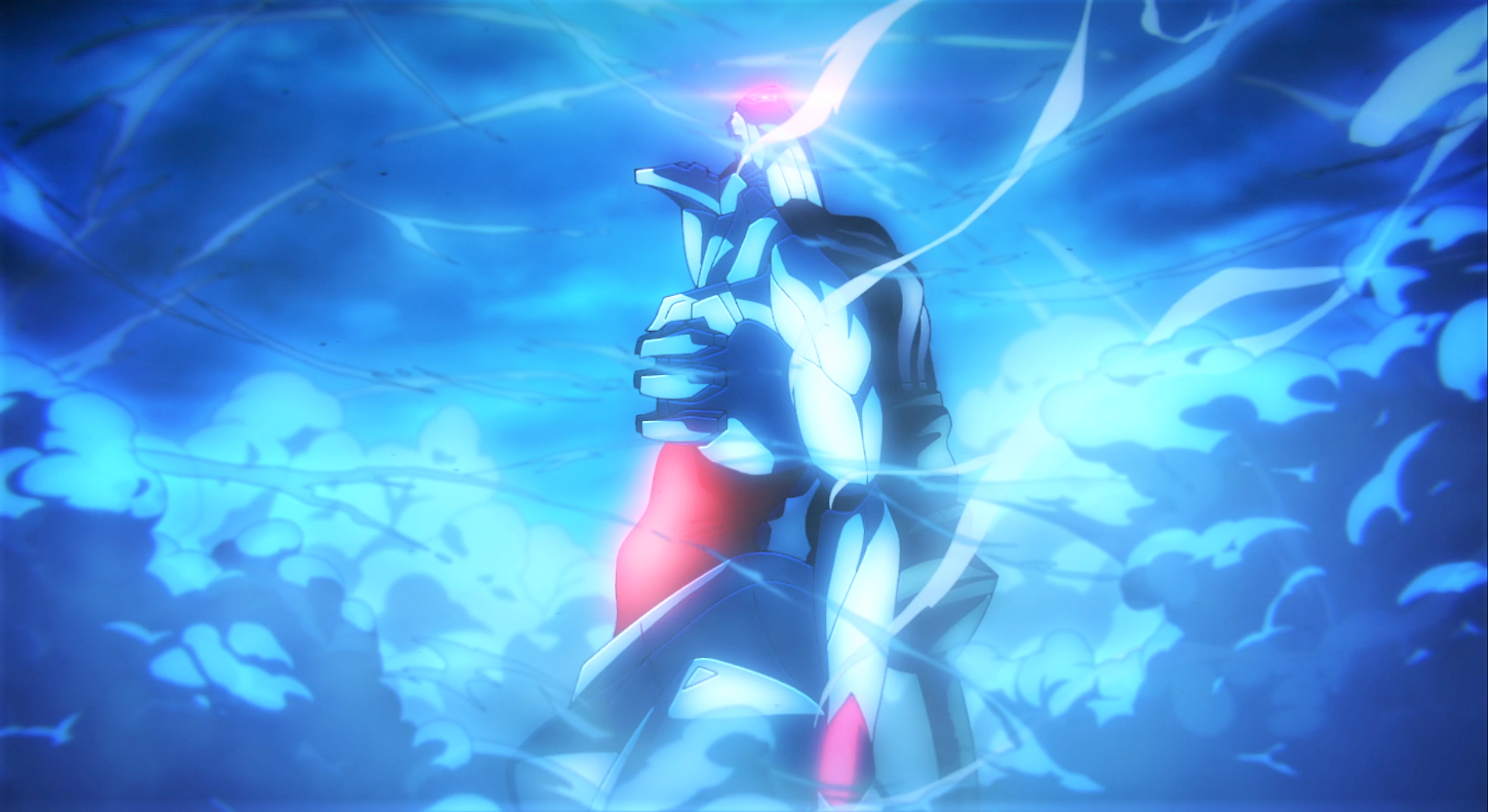 Jujutsu Kaisen Mech Suits Glowing Eyes Smoke Robot Open Mouth Sky Anime Anime Screenshot 1920x1048
