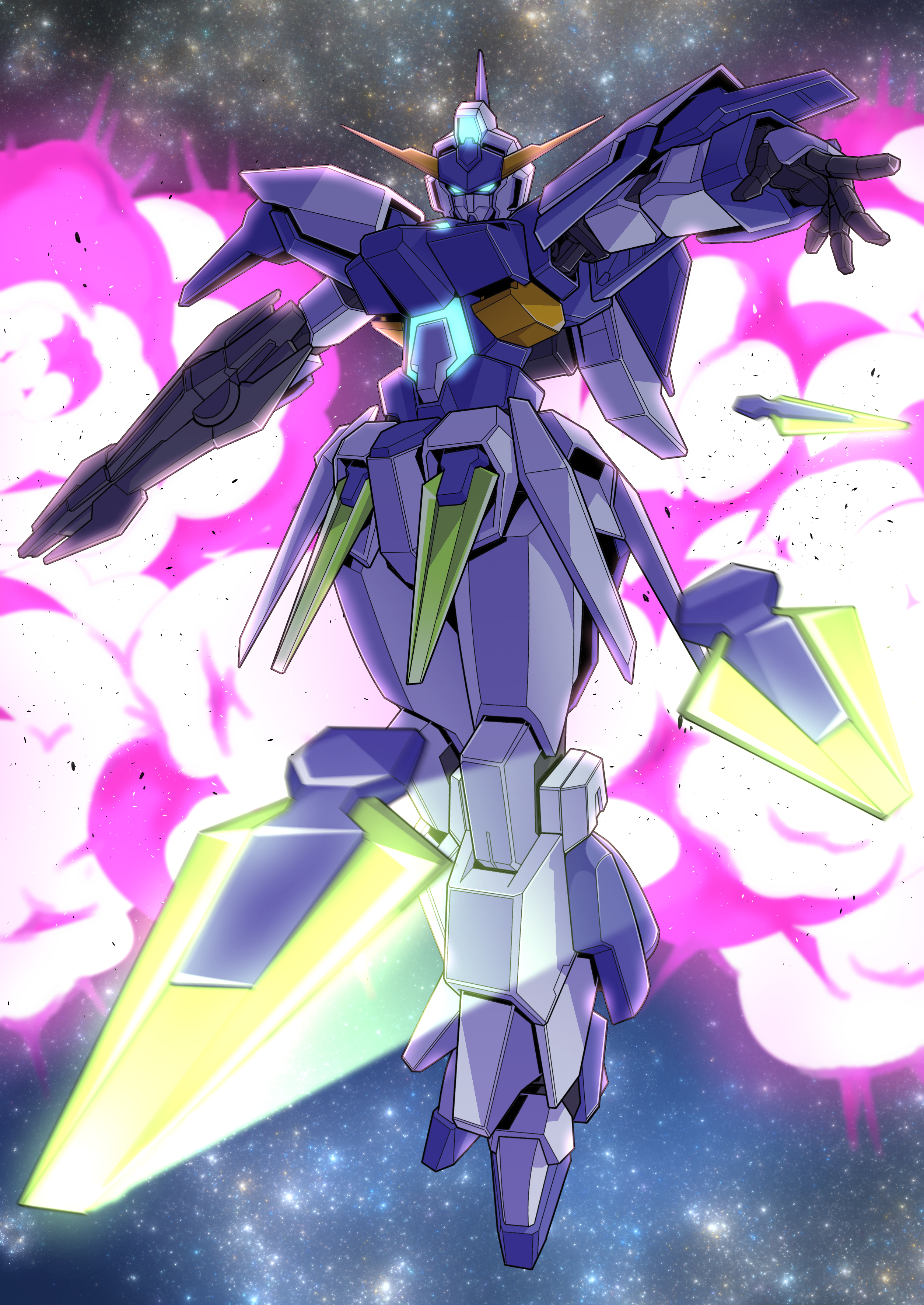 Gundam AGE FX Anime Mechs Mobile Suit Gundam AGE Super Robot Taisen Gundam Artwork Digital Art Fan A 2508x3541