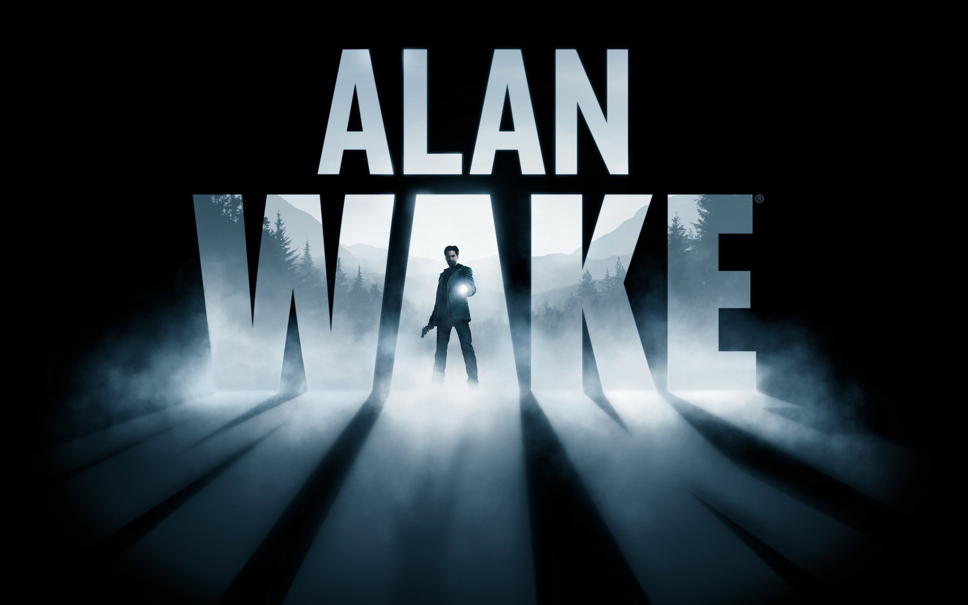 Alan Wake Dark Background Video Game Characters Remedy Games 1920x1200