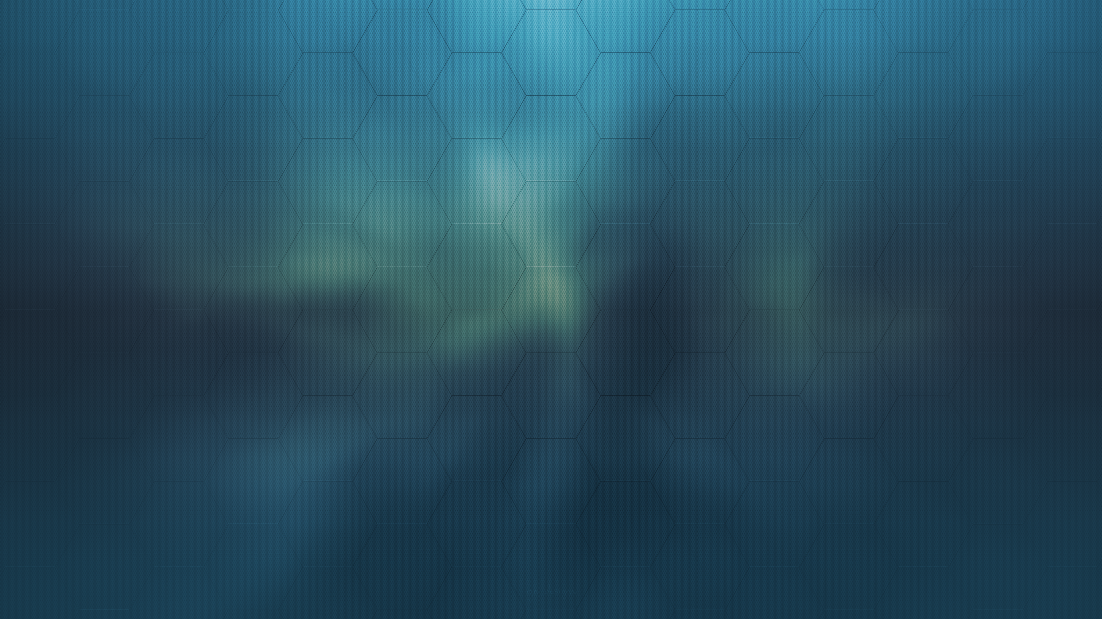 Starkiteckt Soft Gradient Abstract Minimalism Hexagon Blue Background Simple Background 3840x2160