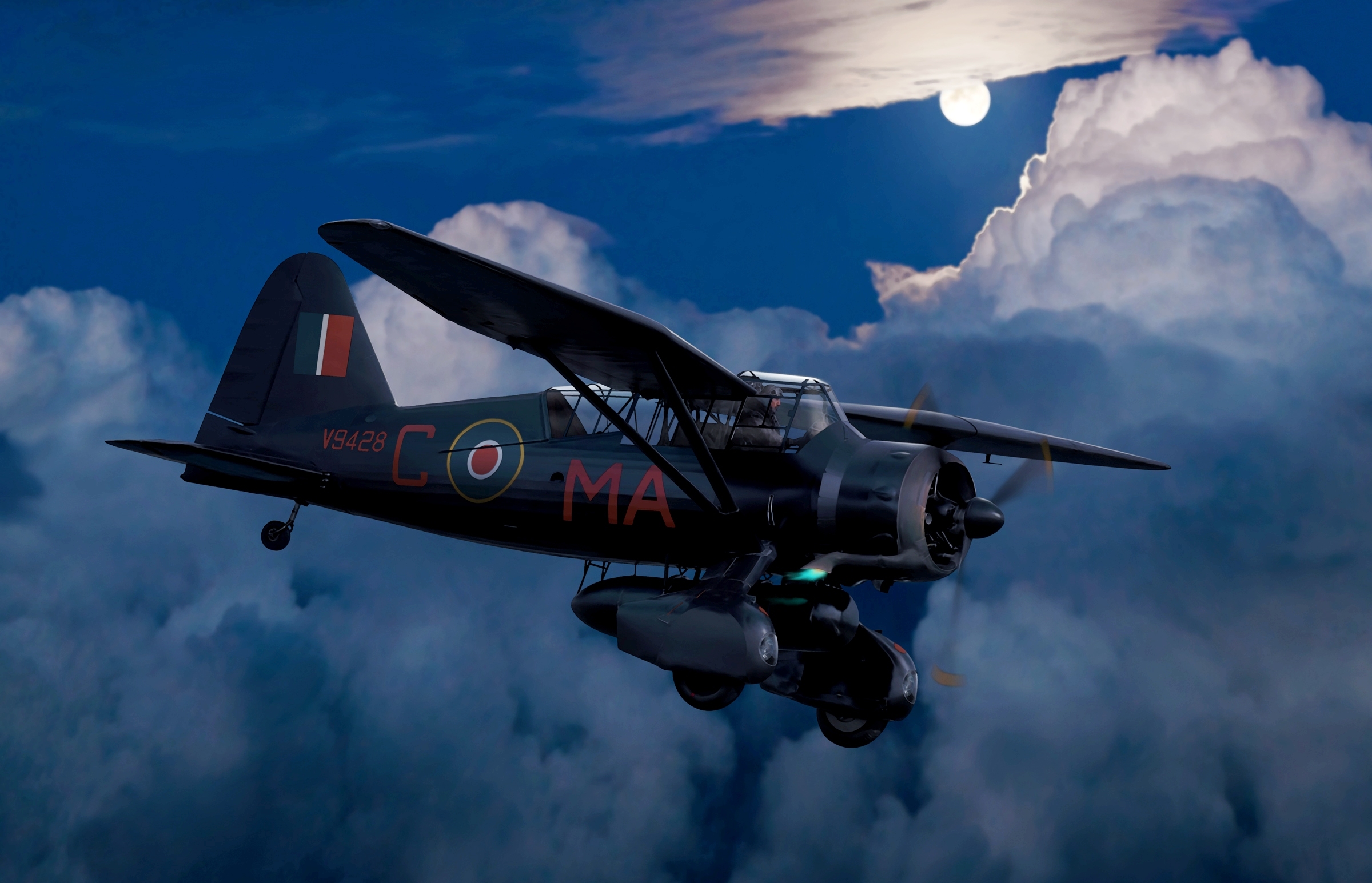 World War Ii Military Aircraft Military Airplane Aircraft Nightfighter Night War Royal Airforce 2400x1545