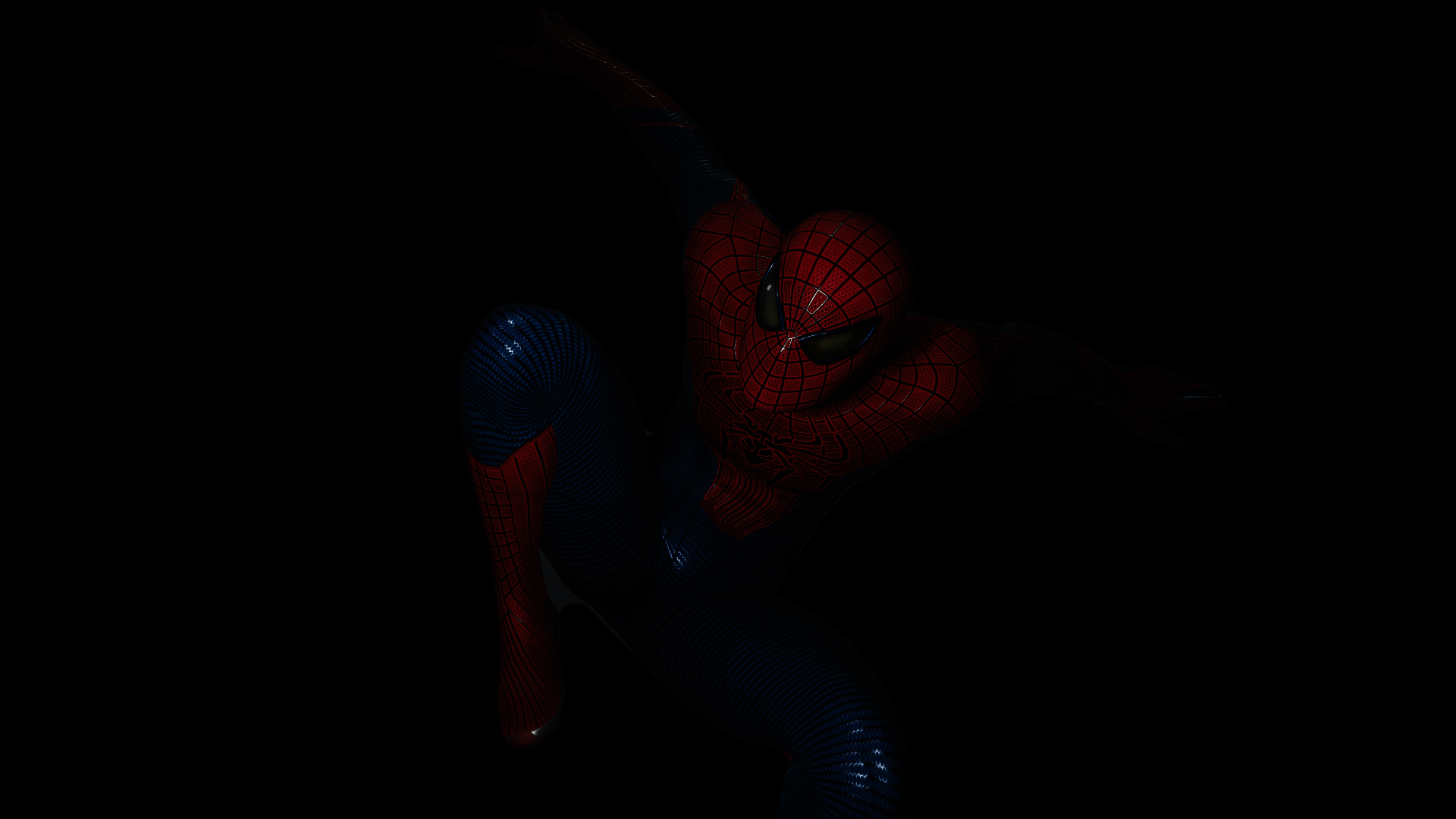 Spider Man Spider Man 3 Game Night Jumping Superhero CGi 1920x1080
