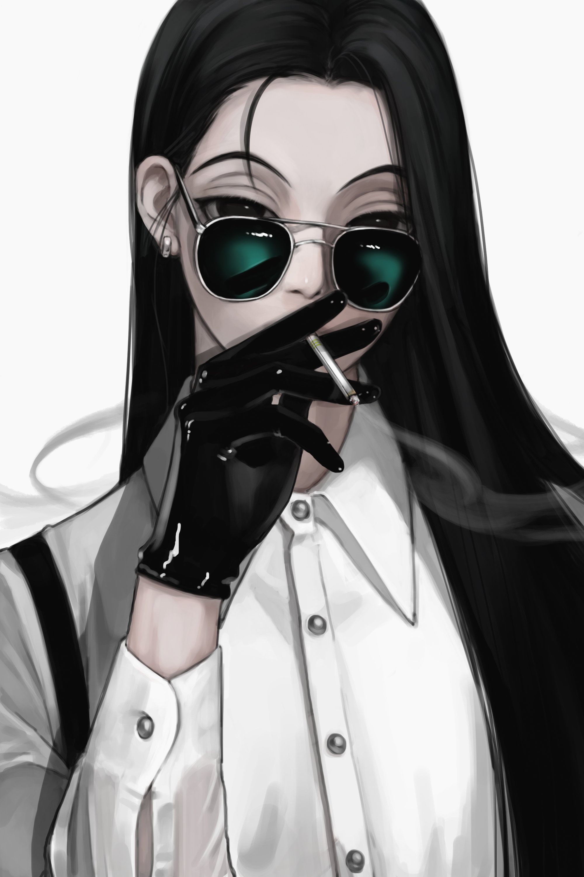 Hunter X Hunter Anime Alluka Zoldyck Anime Girls Cigarettes Sunglasses  Smoking Wallpaper - Resolution:2000x3000 - ID:1318505 