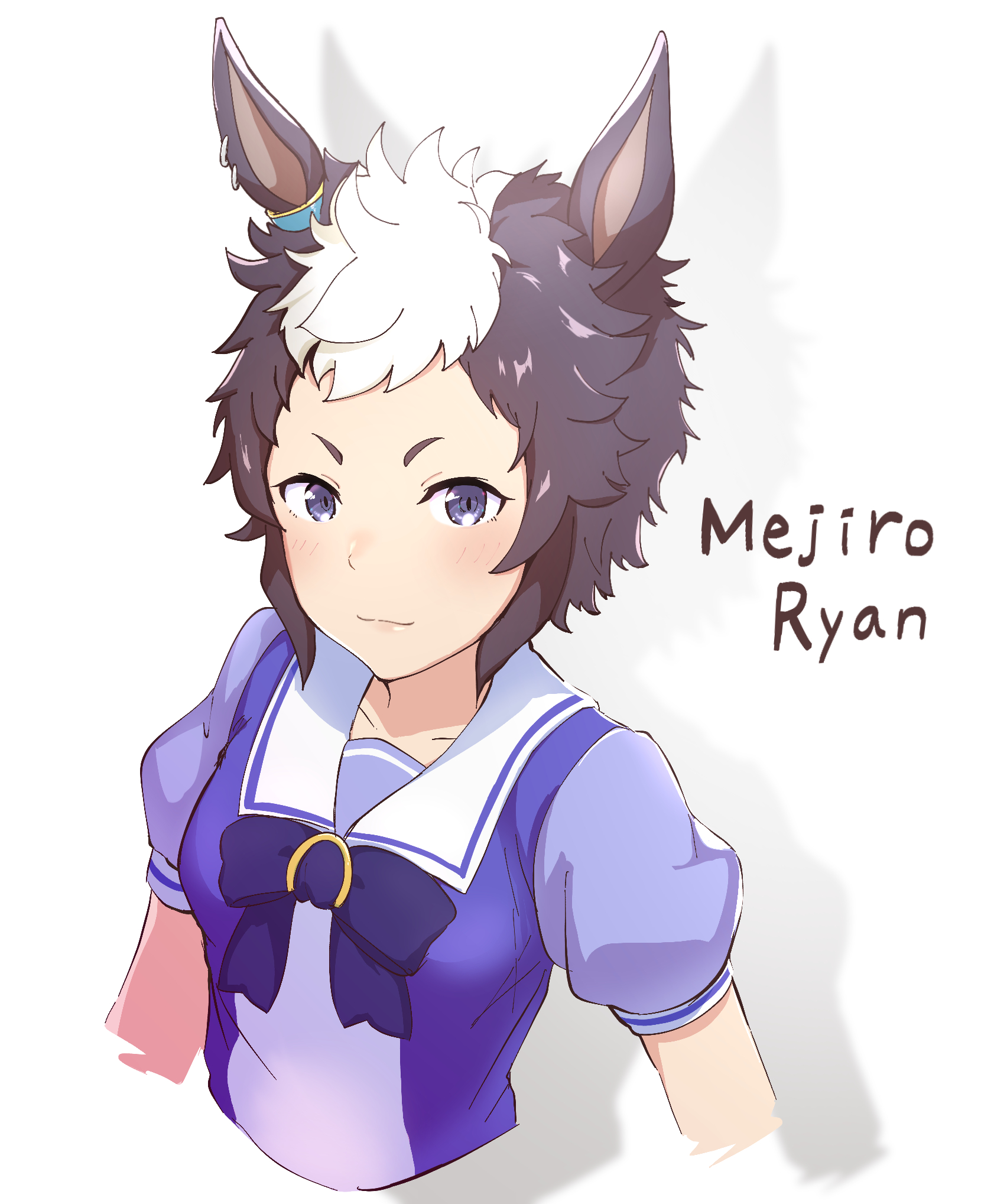 Mejiro Ryan Uma Musume Short Hair Brunette Uma Musume Pretty Derby Horse Girls Animal Ears Anime Ani 1660x2037