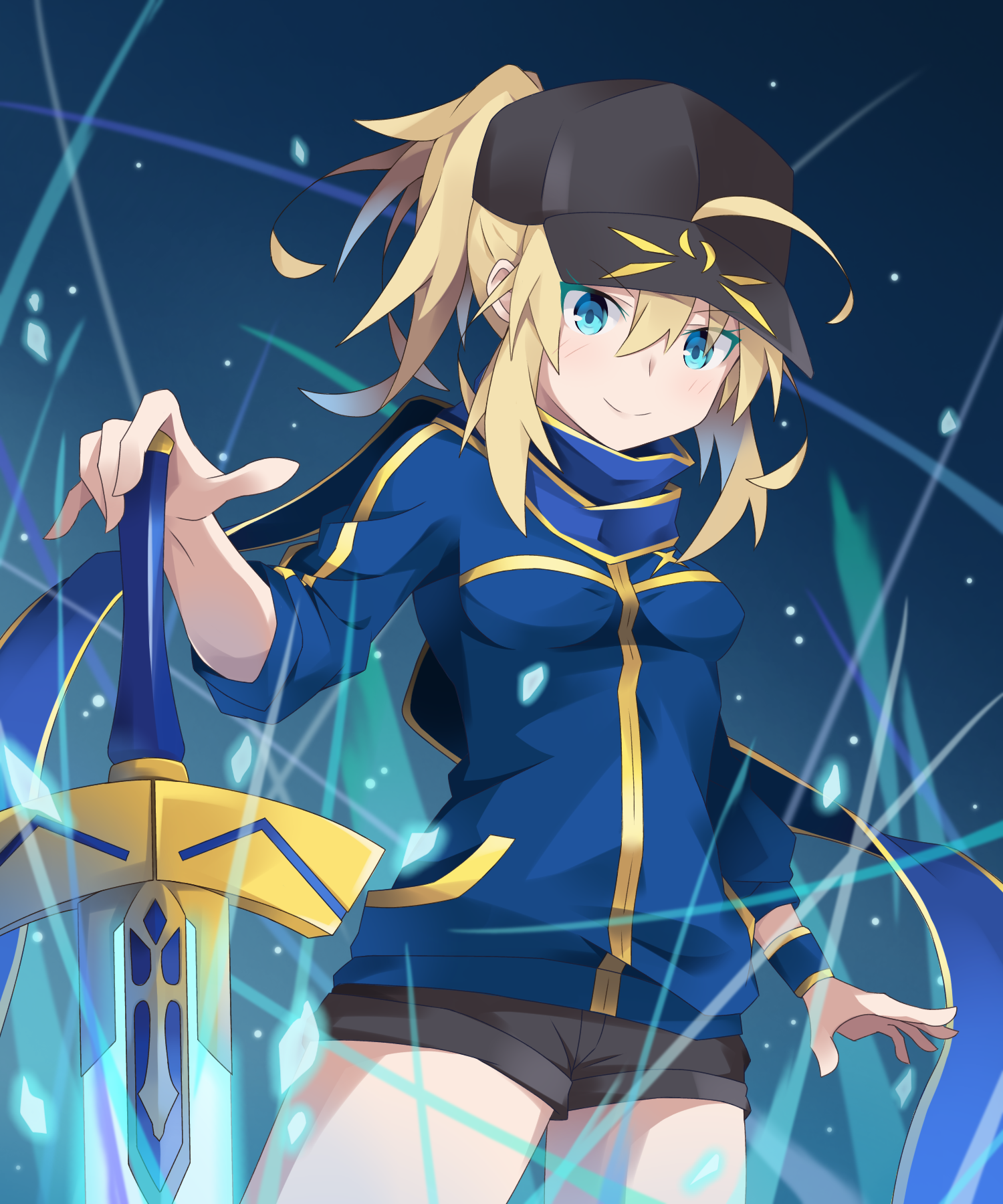 Anime Anime Girls Fate Series Fate Grand Order Mysterious Heroine X Fate Grand Order Ponytail Blonde 1500x1800