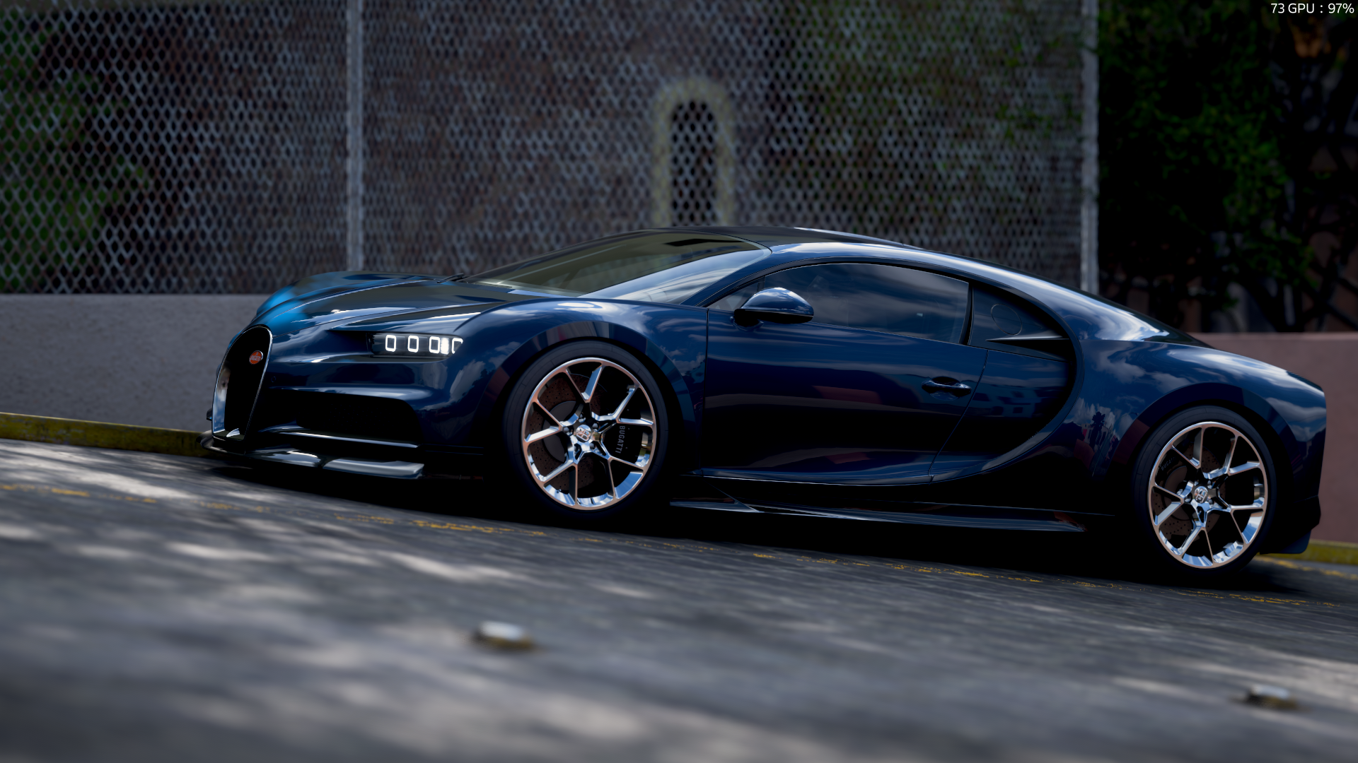 Forza Horizon 5 Forza Bugatti Chiron Bugatti Car Video Games Race Cars Video Game Art 1920x1080