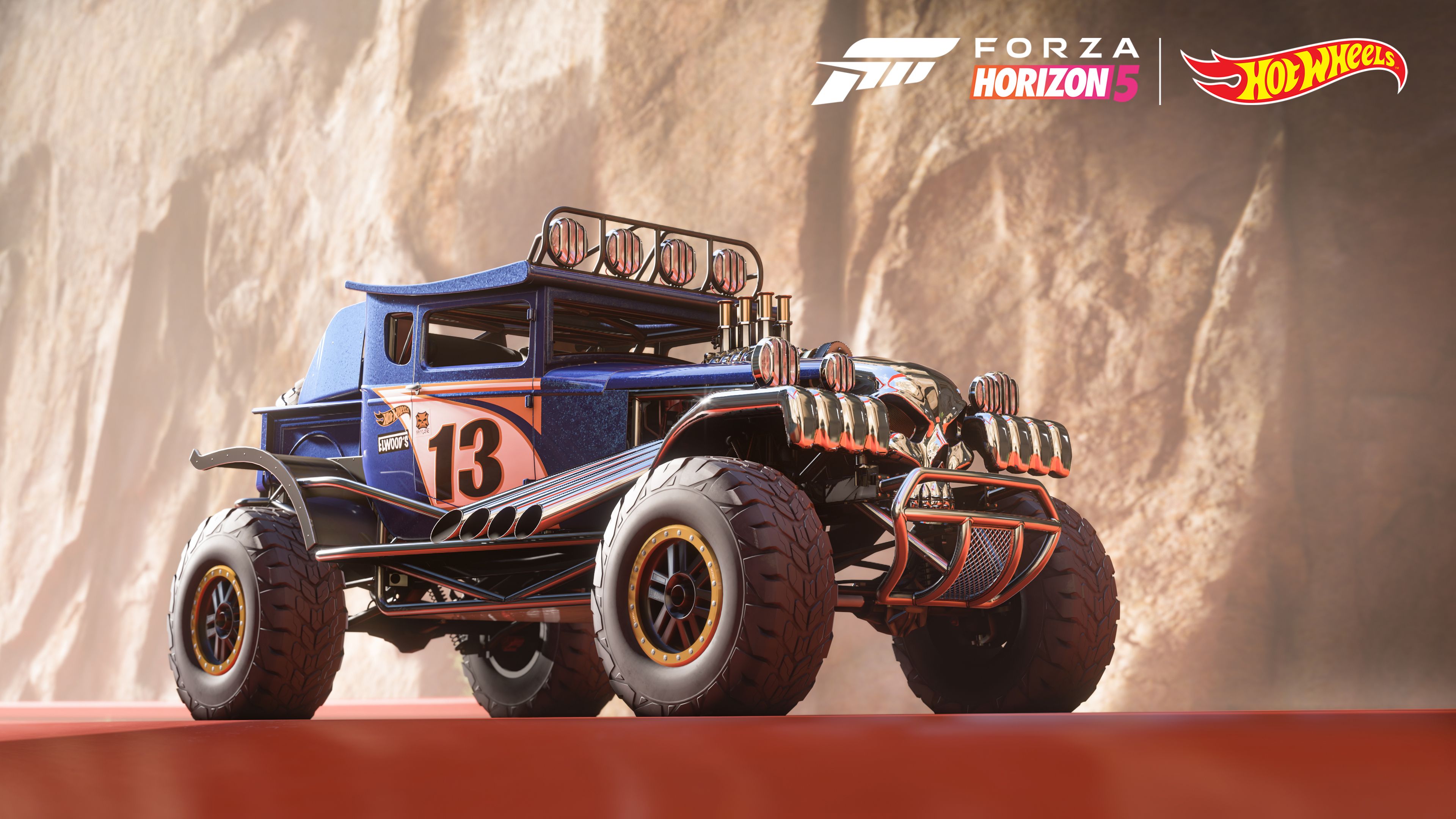 Forza Horizon 5 Video Games Car CGi Logo Truck Race Cars 3840x2160