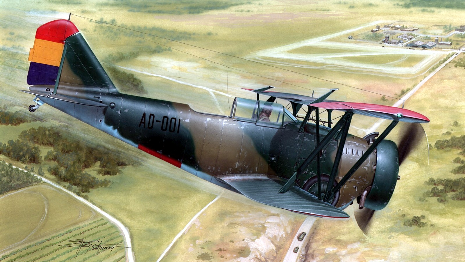 World War Ii Aircraft Airplane Military Military Aircraft War Biplane Spanish Civil War Spain 1600x900