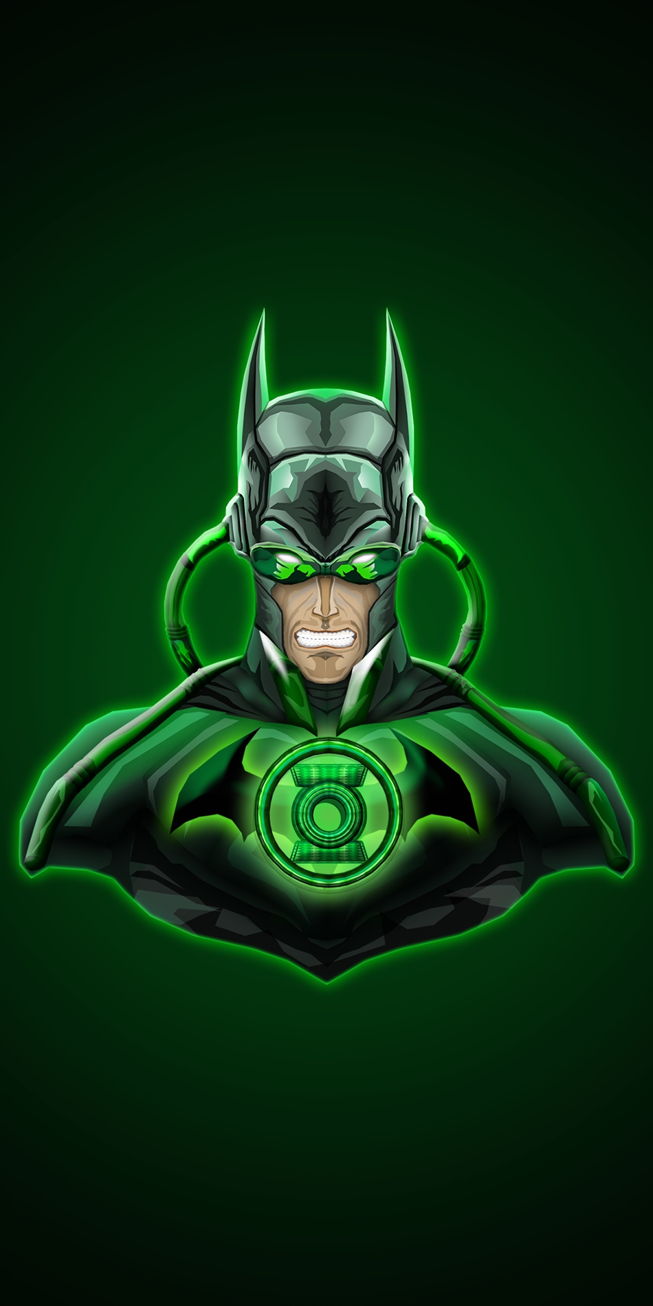 DC Comics DC Universe DC Extended Universe Green Lantern Green Background Simple Background Portrait 950x1900
