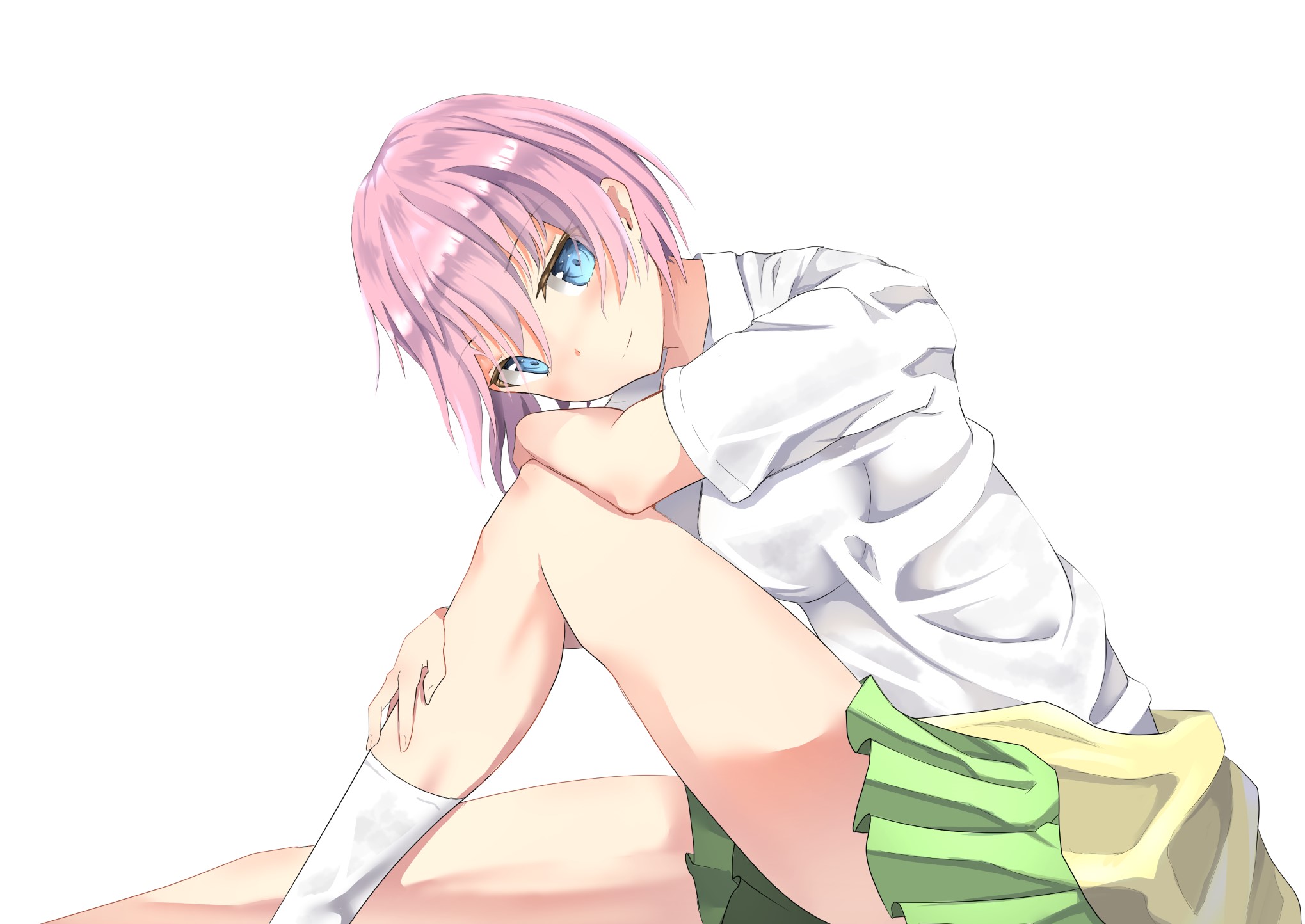 Anime Anime Girls 5 Toubun No Hanayome Nakano Ichika Short Hair Pink Hair Solo Artwork Digital Art F 2039x1444