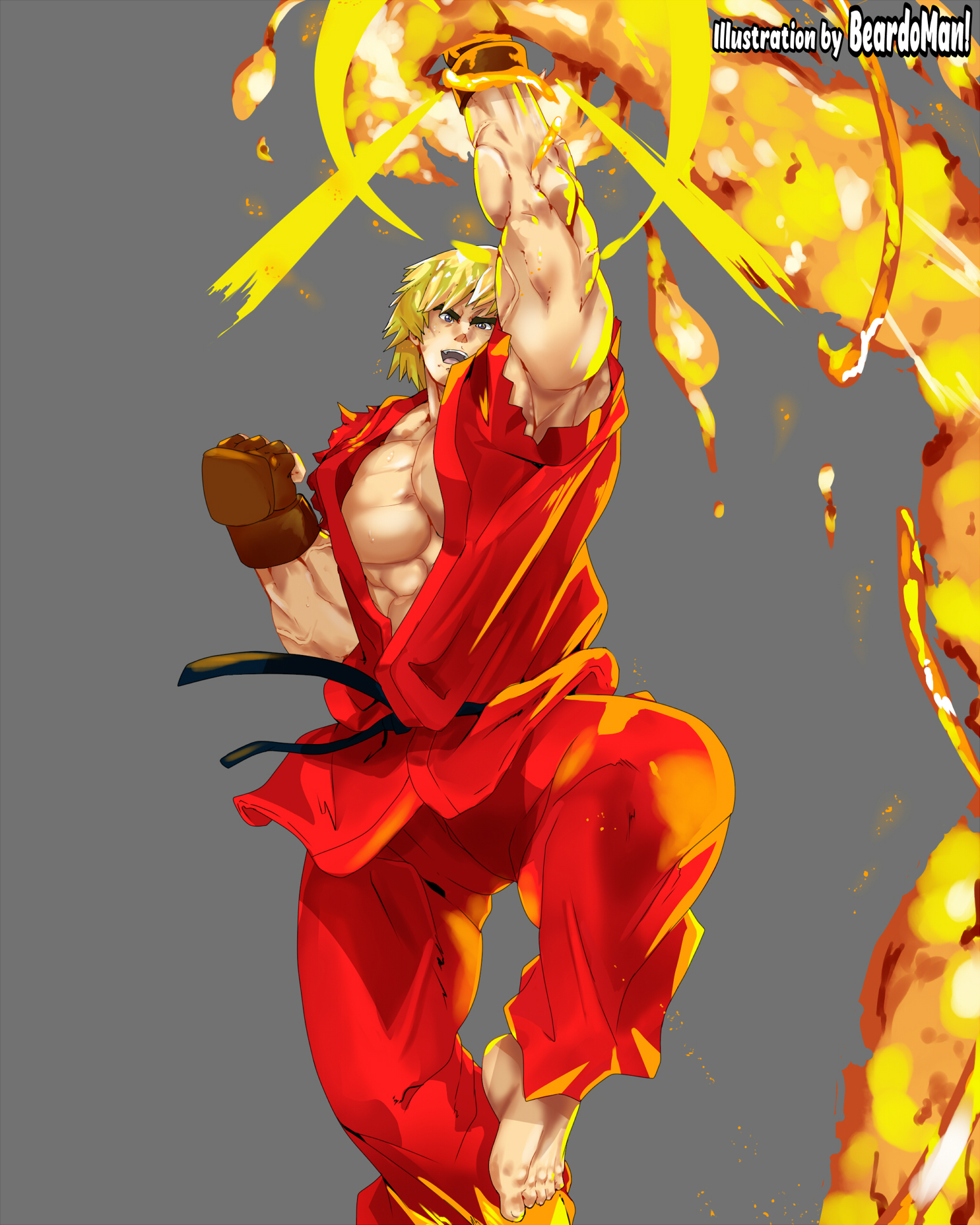 Anime Anime Boys Video Game Characters Video Games Anime Games Street Fighter Ken Masters Short Hair 1543x1928