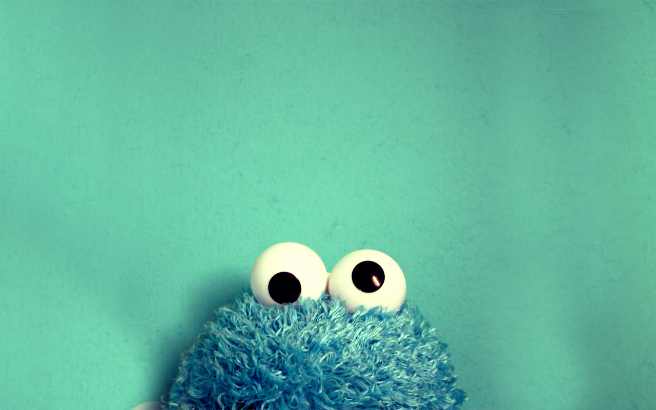 Cookie Monster Cartoon 1280x800