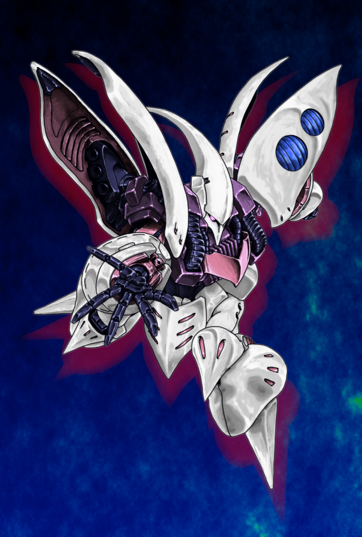 Qubeley Anime Mechs Super Robot Wars Mobile Suit Zeta Gundam Mobile Suit Gundam ZZ Artwork Mobile Su 1181x1748