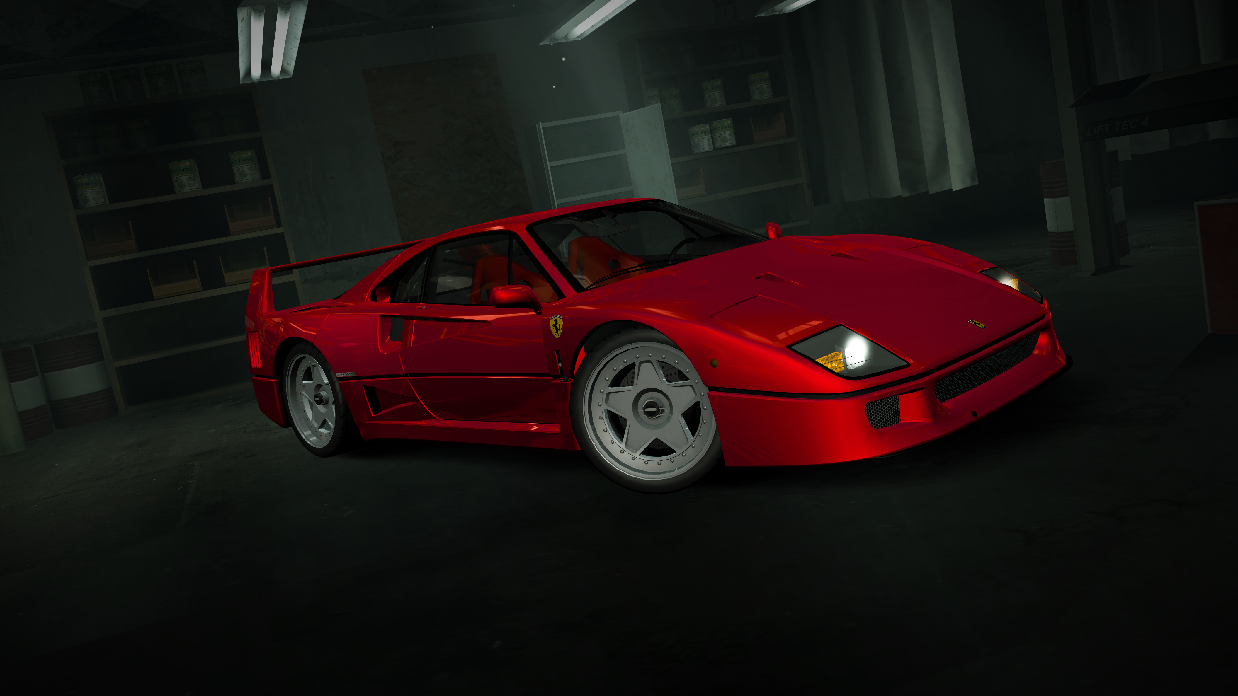 Ferrari F40 Need For Speed Need For Speed World Car Red Cars Garage Video Games Ferrari Front Angle  4224x2376