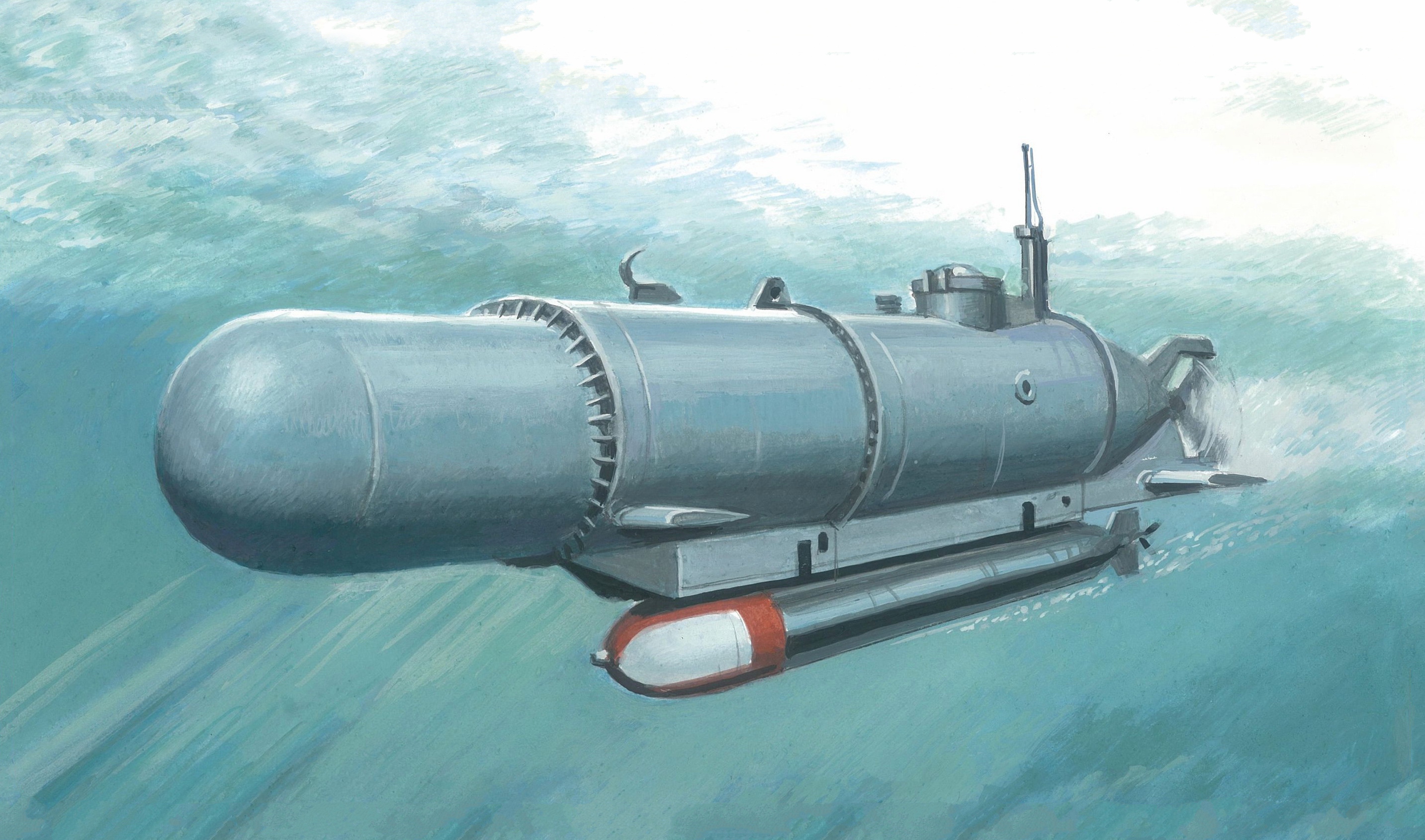 Military Sea Submarine Japanese 2866x1690