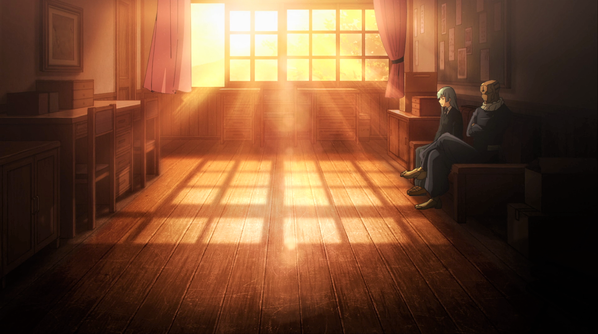 Jujutsu Kaisen Kasumi Miwa Robot Mech Suits Sunlight Window Sitting Blue Hair Anime Anime Screenshot 1920x1073