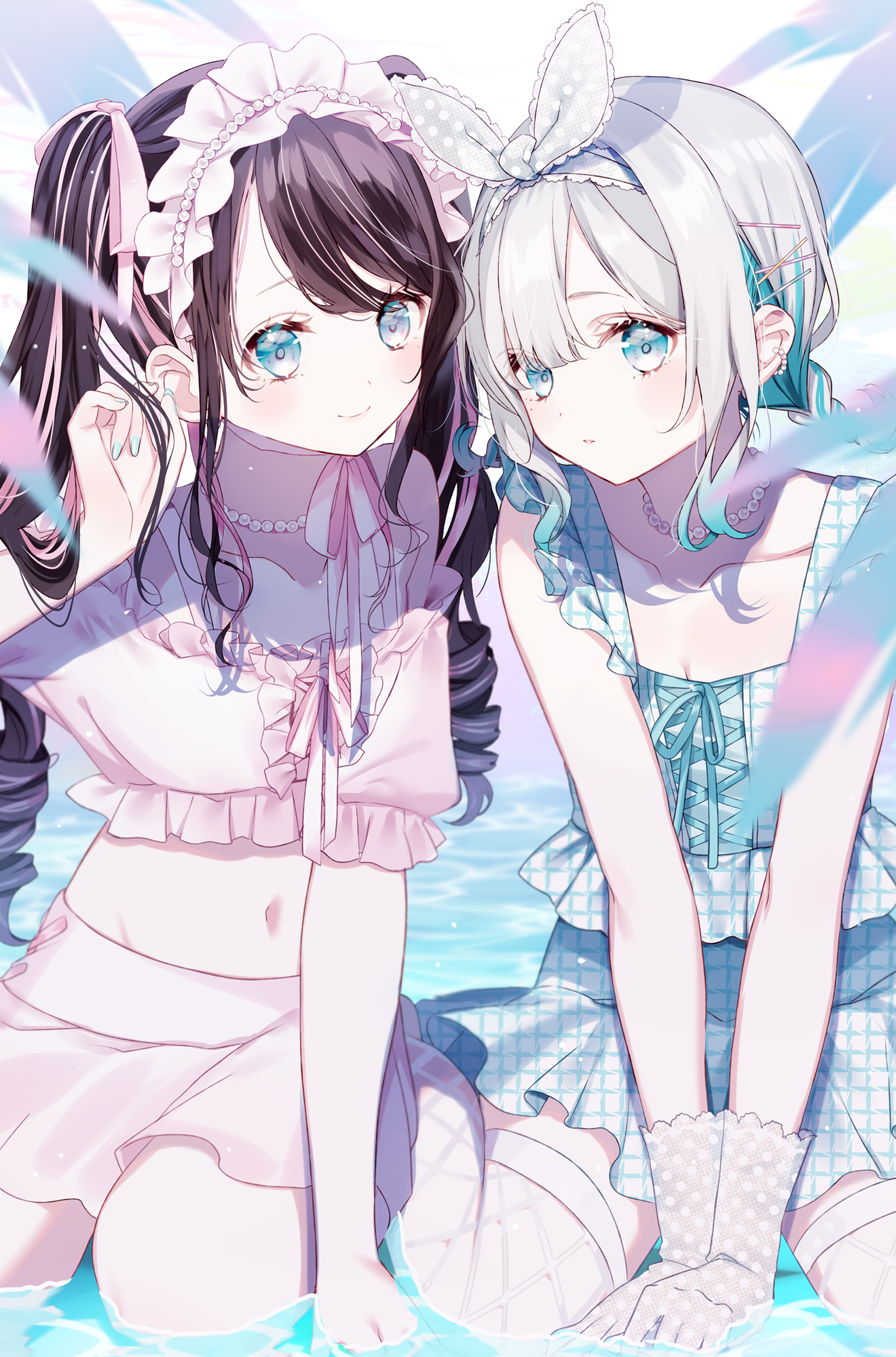 Misumi Virtual ESports Project VSPO Anime Girls Water Blue Eyes Wallpaper -  Resolution:1320x2000 - ID:1320088 