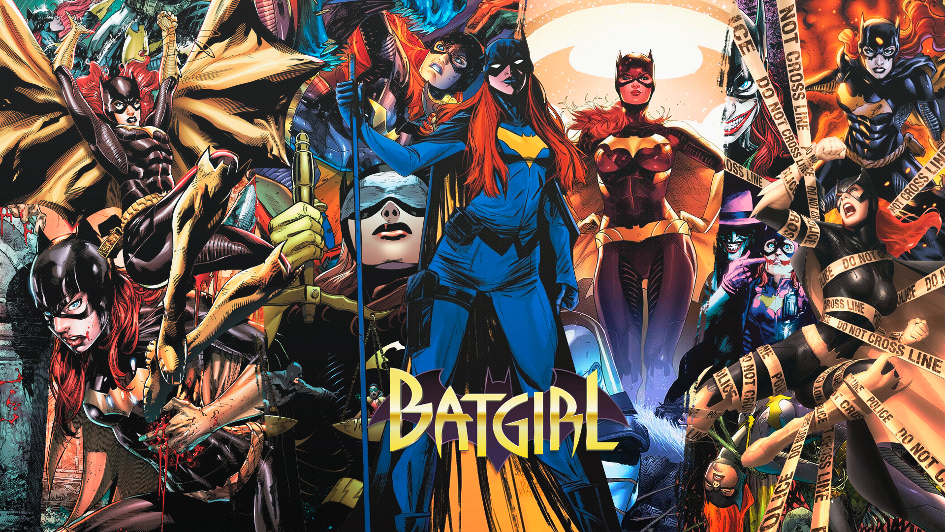 Batgirl Collage DC Comics DC Universe DinocoZero 1920x1080