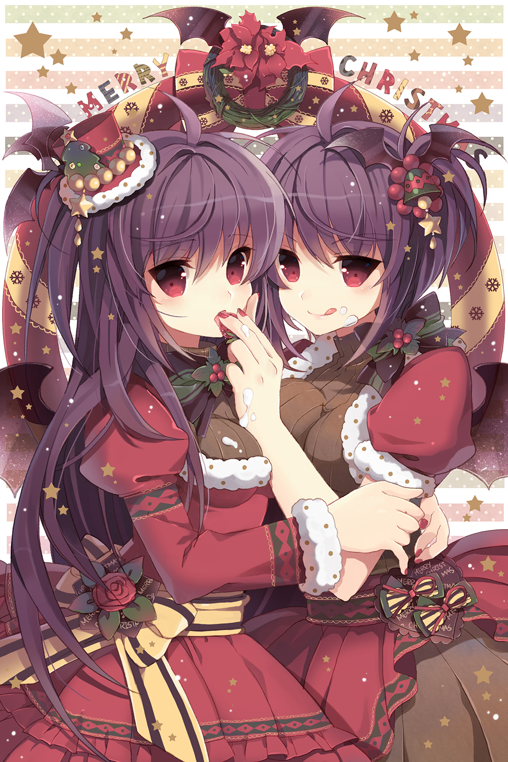 Anime Anime Girls Twins Original Characters Artwork Digital Art Fan Art 1000x1500