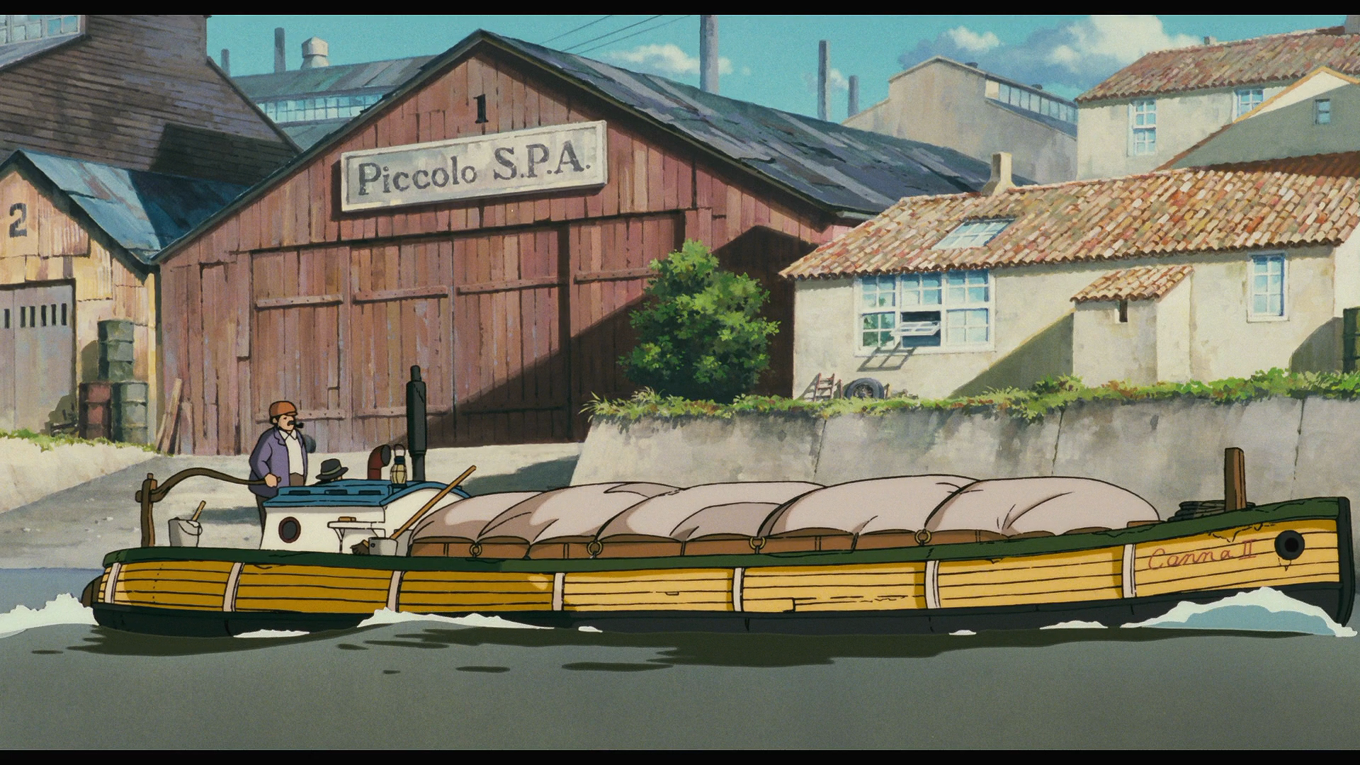 Studio Ghibli Porco Rosso Screen Shot Anime Anime Boys Anime Screenshot Water Boat 1920x1080