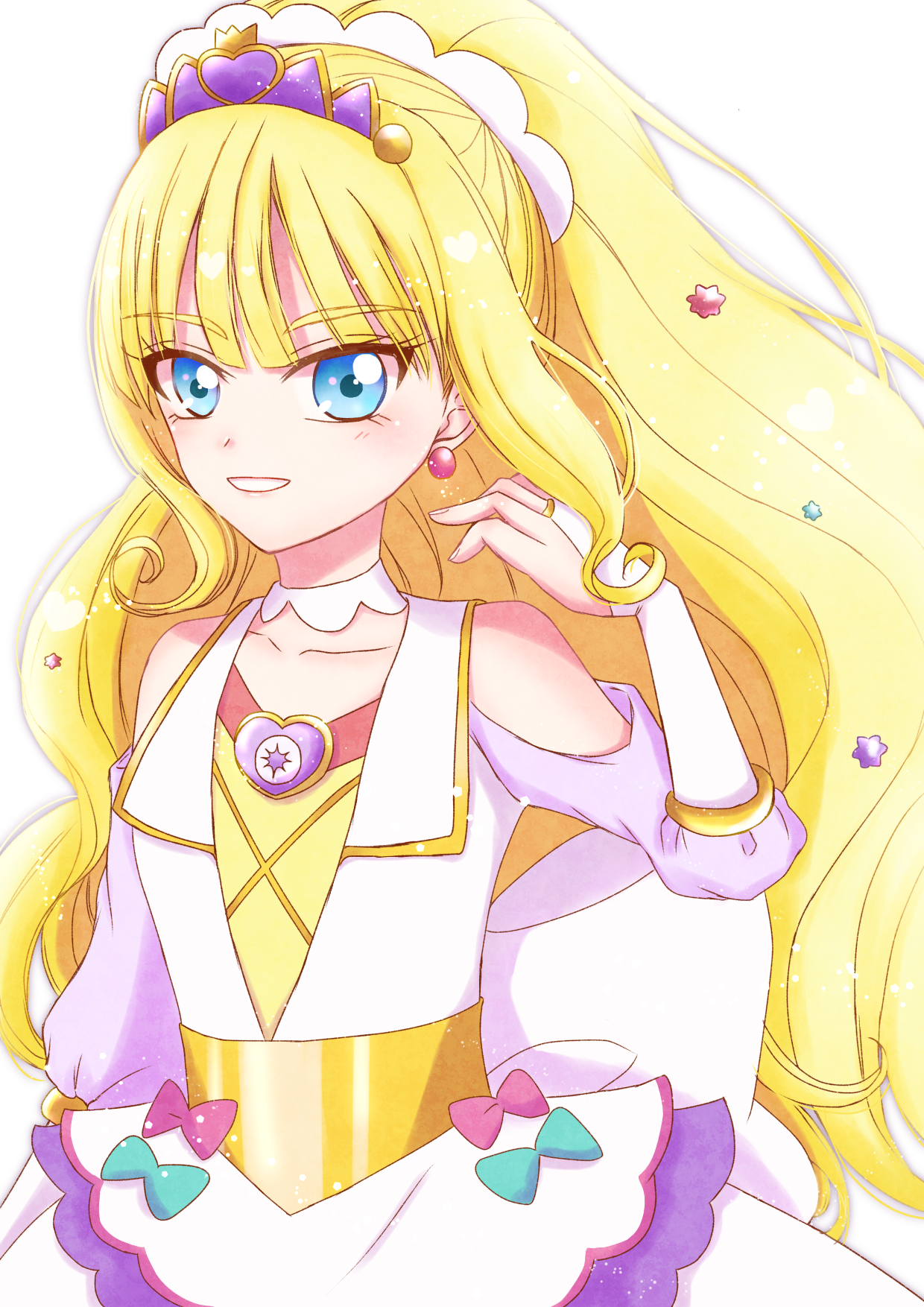 Anime Anime Girls Pretty Cure Delicious Party Pretty Cure Cure Finale Kasai Amane Long Hair Blonde M 1240x1754