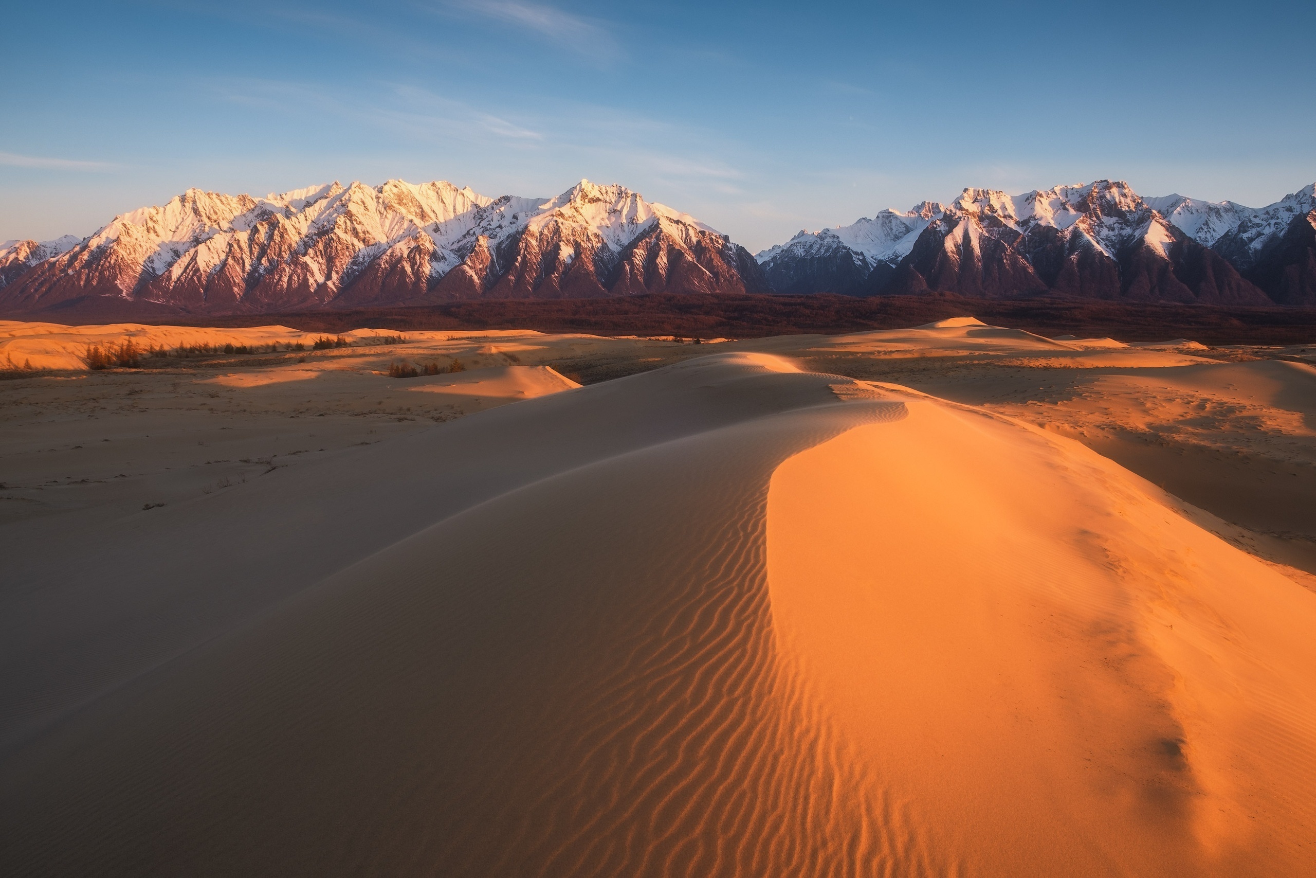 Mountains Landscape Desert Sand 2560x1707