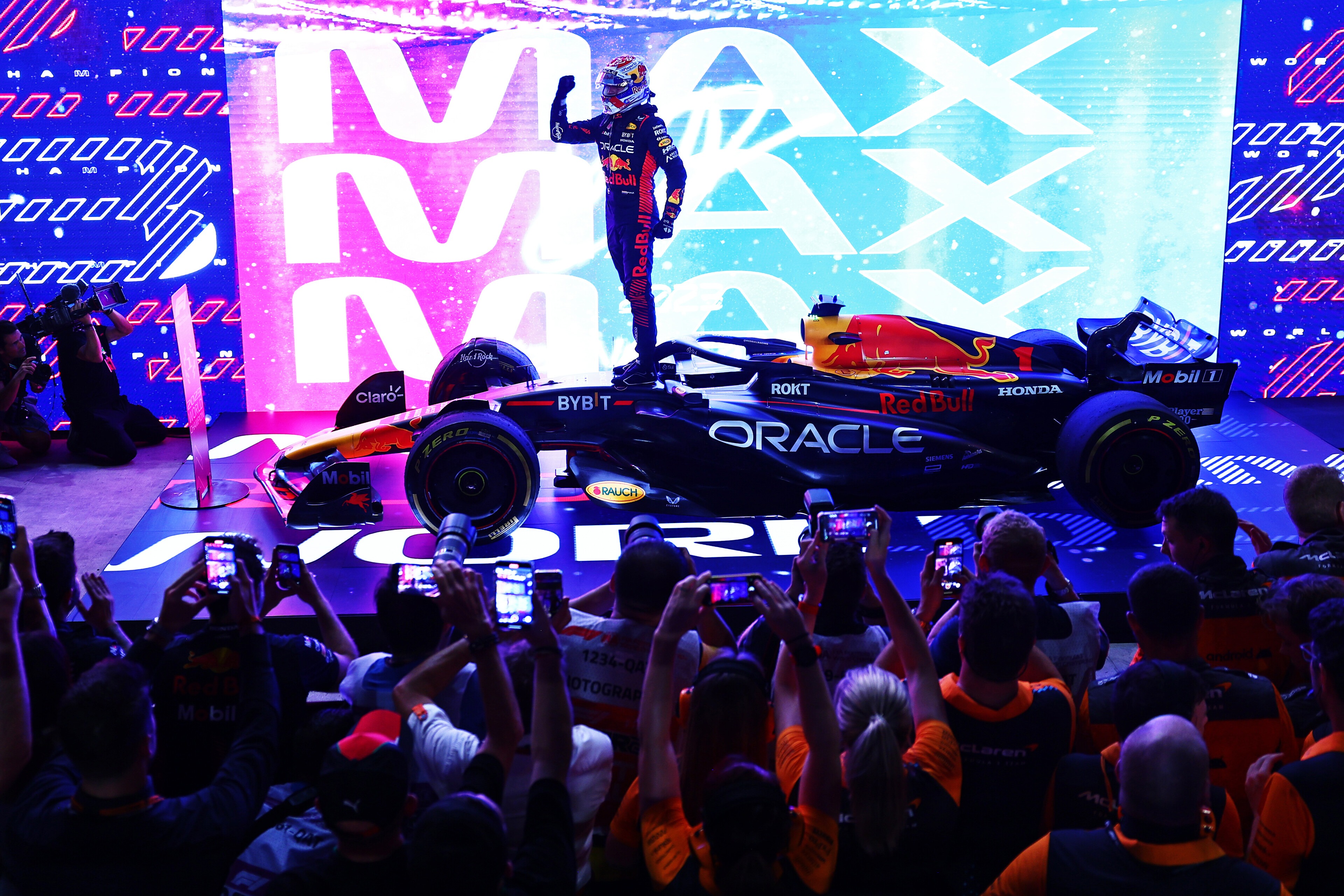 Max Verstappen Formula 1 Formula Cars Celebrations Dutch Racing Driver 3840x2560