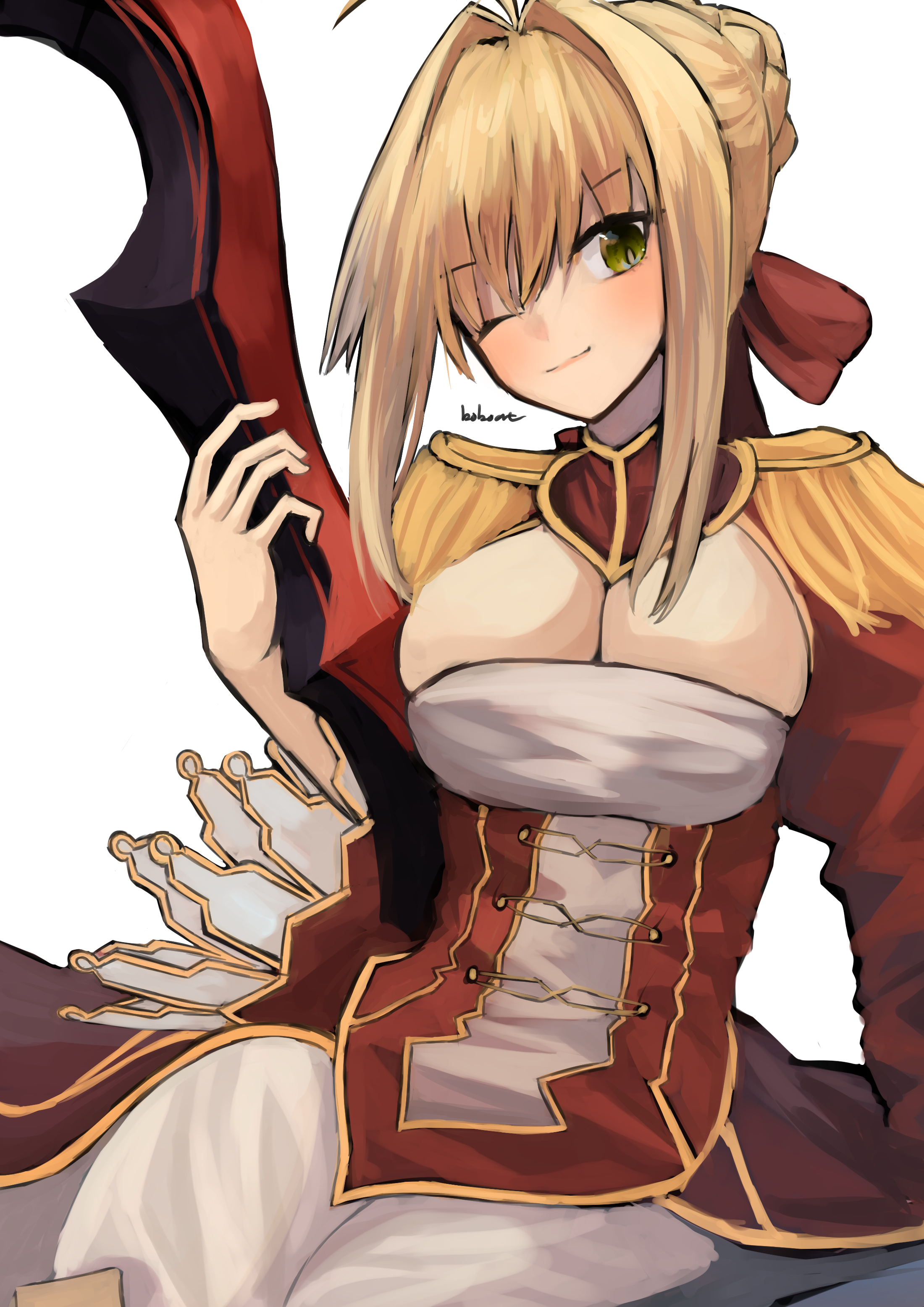 Anime Anime Girls Fate Series Fate Extra Fate Extra CCC Fate Grand Order Nero Claudius Long Hair Blo 2200x3110