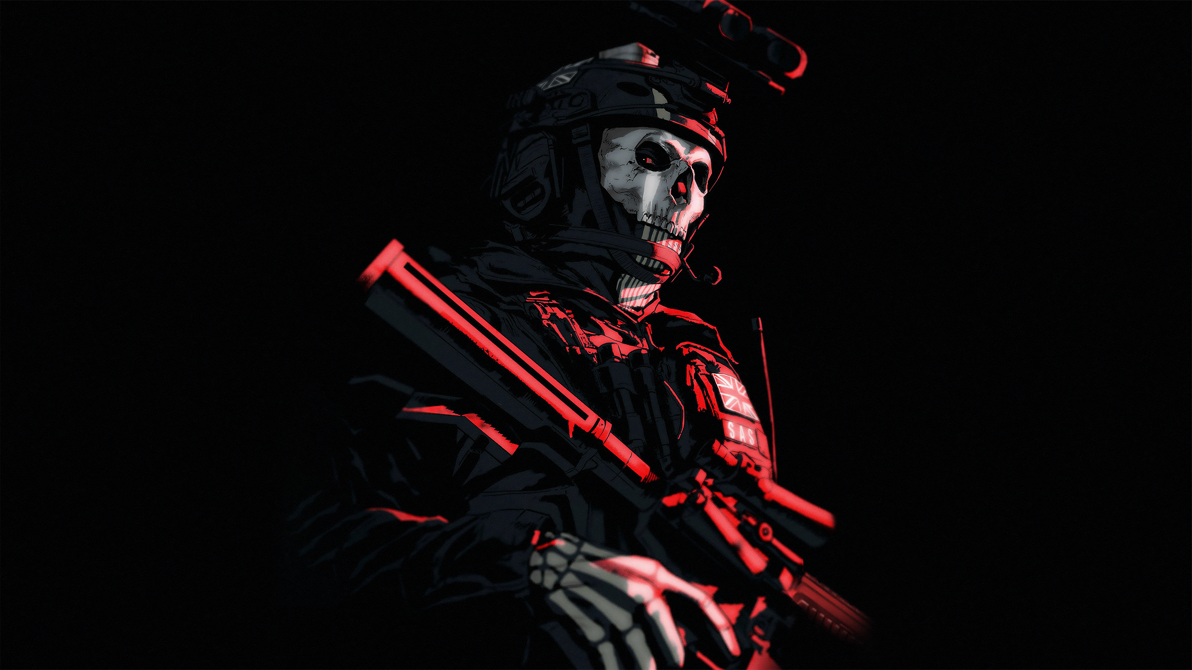 Call Of Duty Call Of Duty Modern Warfare 2 Illustration Digital Art 4K  Artwork Ghost Video Game Char Wallpaper - Resolution:3840x2160 - ID:1362643  