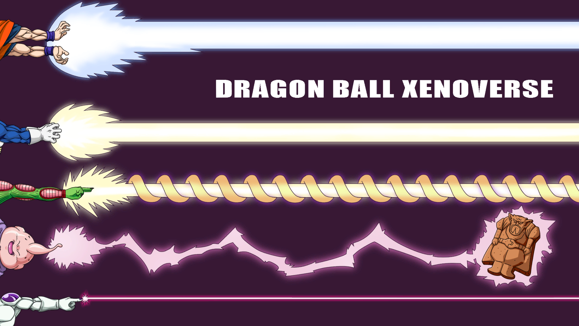 Dragon Ball Dragon Ball Xenoverse 2 Son Goku Vegeta Piccolo Majin Buu Frieza Anime Men Anime Creatur 1920x1080
